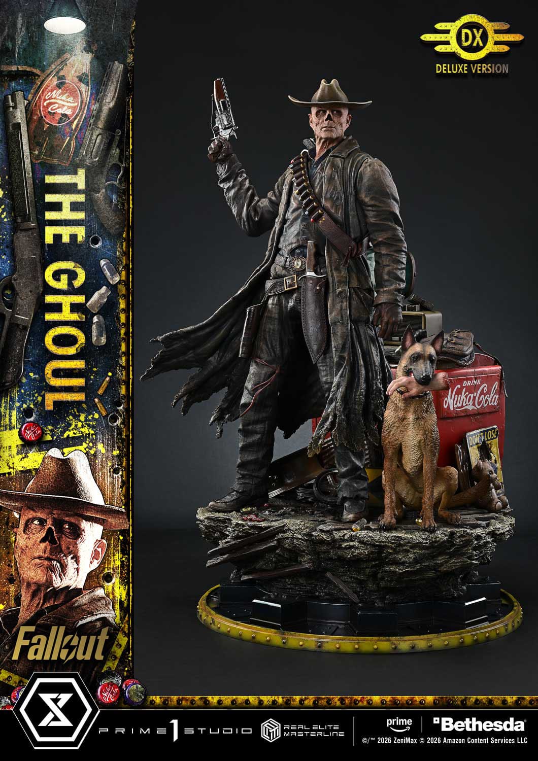 Fallout (TV Series) Real Elite Masterline Series Statue 1/4 The Ghoul Deluxe Version 64cm
