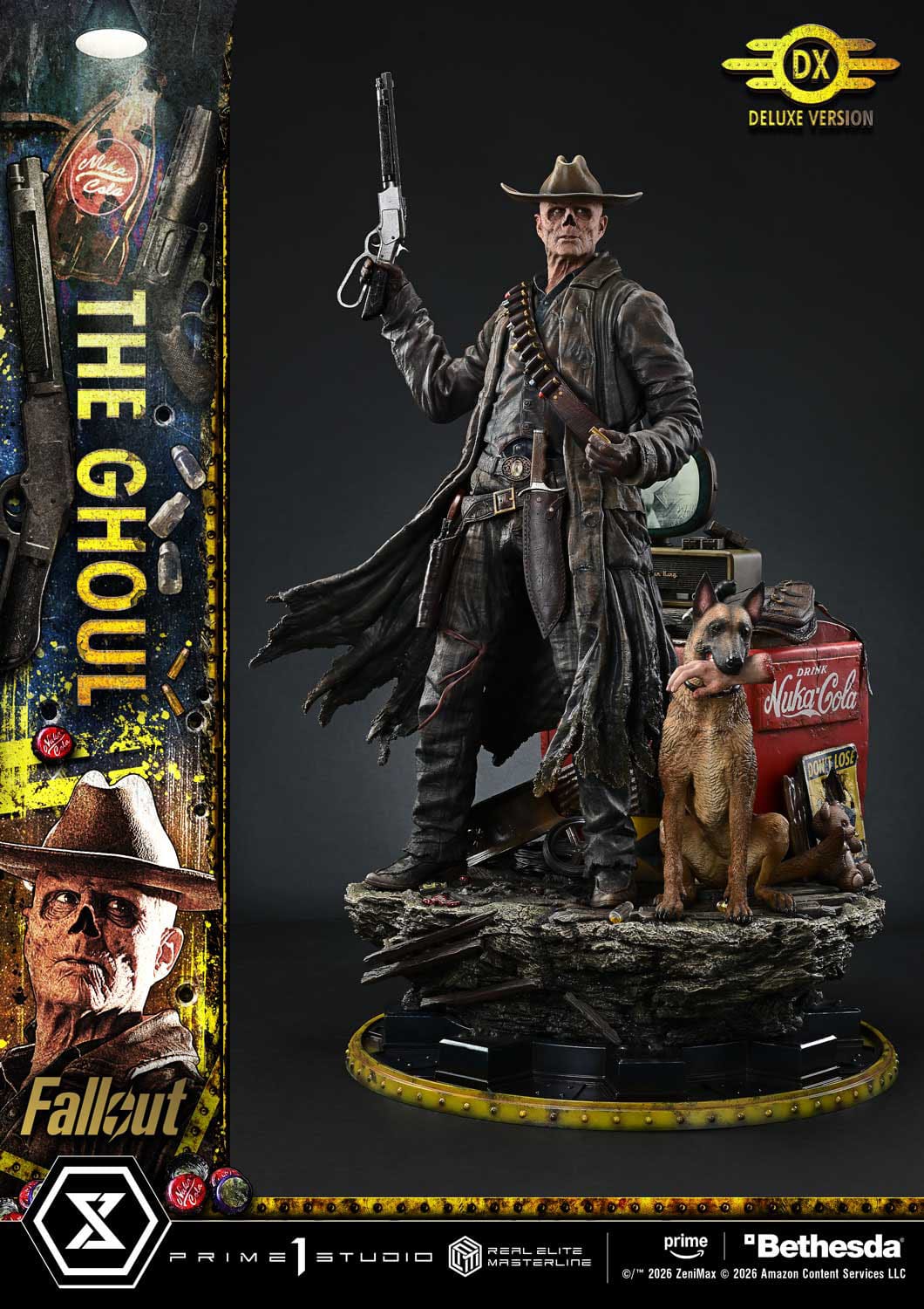 Fallout (TV Series) Real Elite Masterline Series Statue 1/4 The Ghoul Deluxe Version 64cm