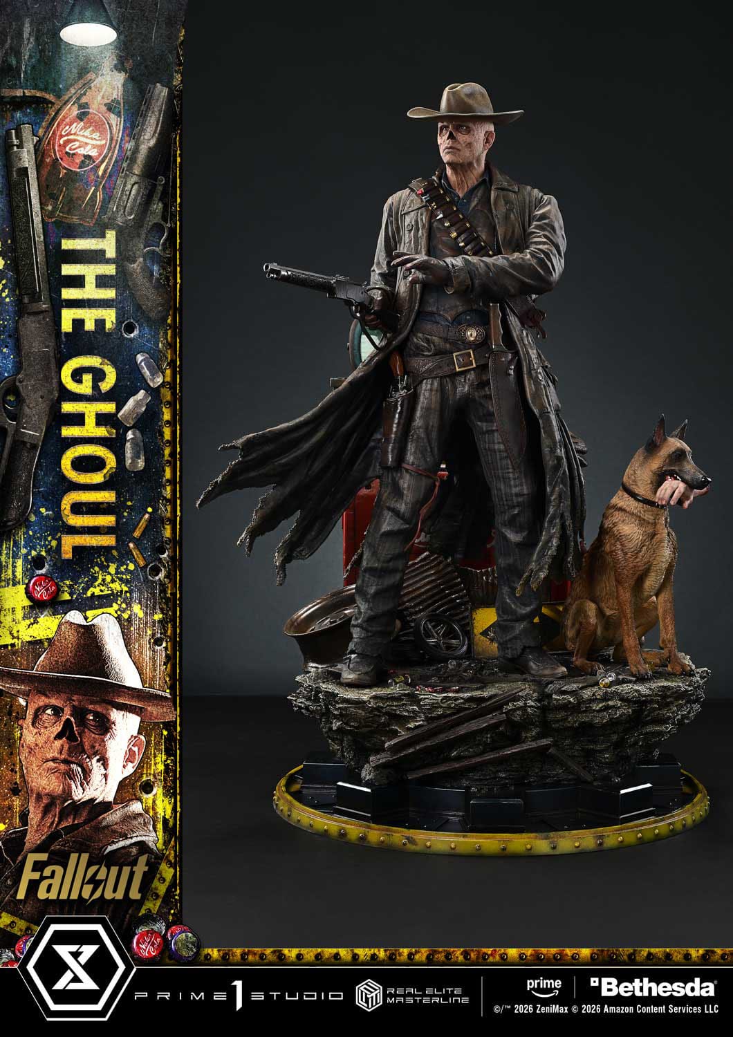 Fallout (TV Series) Real Elite Masterline Series Statue 1/4 The Ghoul Deluxe Version 64cm