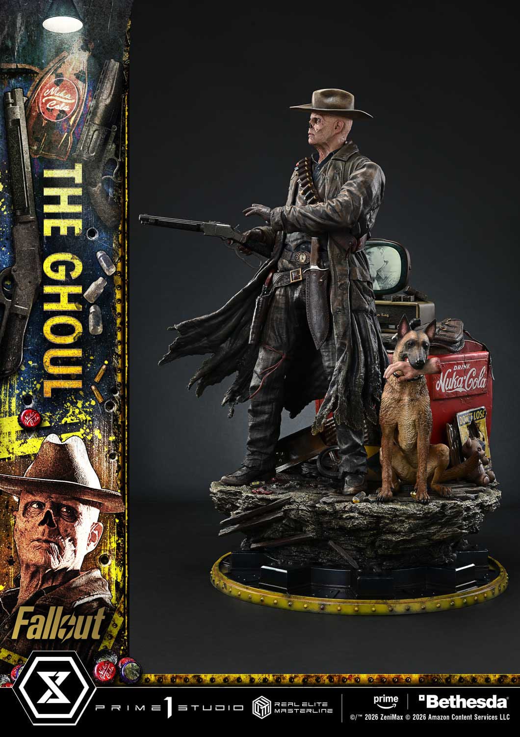 Fallout (TV Series) Real Elite Masterline Series Statue 1/4 The Ghoul Deluxe Version 64cm