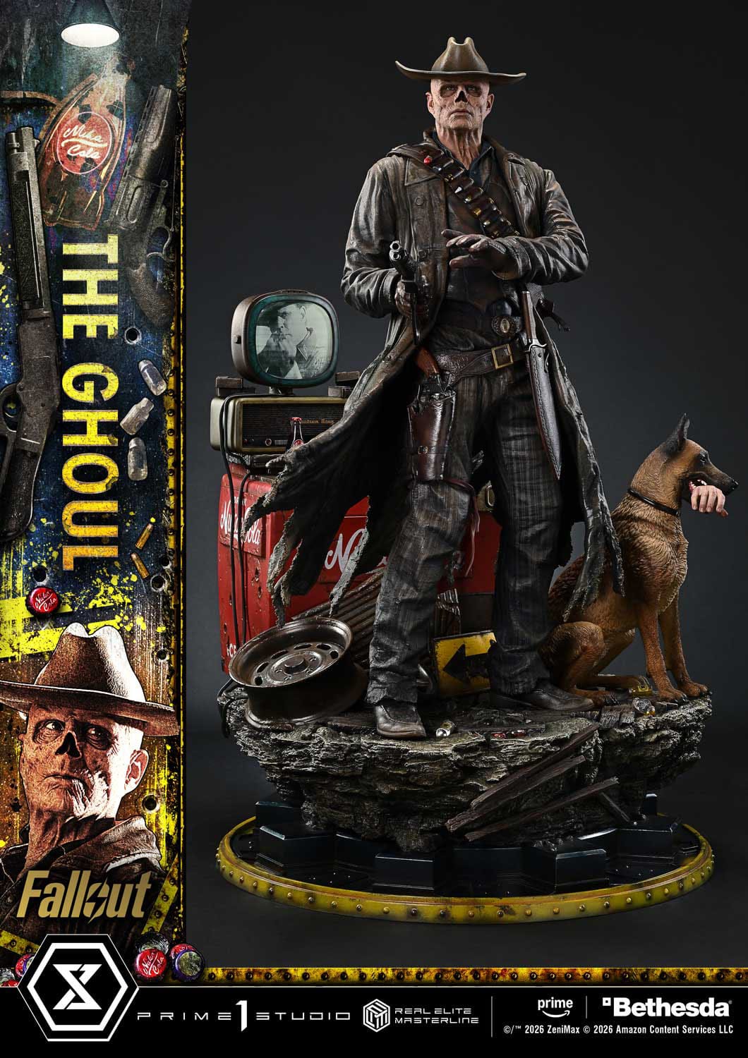 Fallout (TV Series) Real Elite Masterline Series Statue 1/4 The Ghoul Deluxe Version 64cm