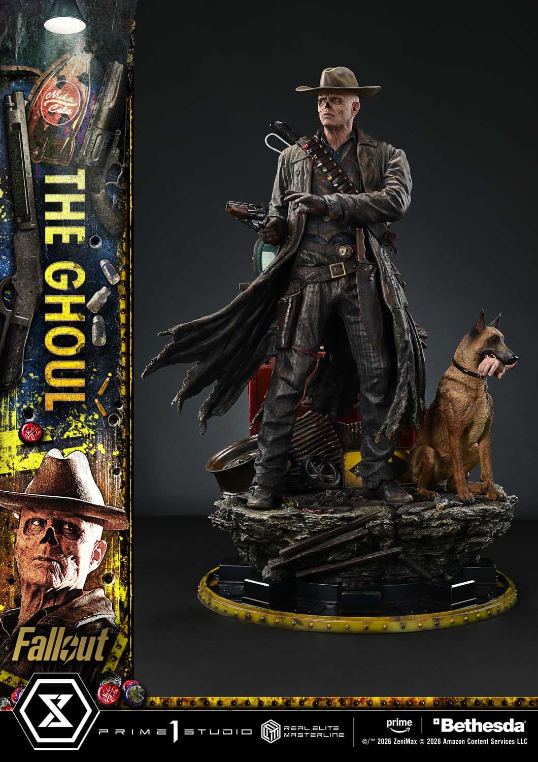 Fallout (TV Series) Real Elite Masterline Series Statue 1/4 The Ghoul Deluxe Version 64cm