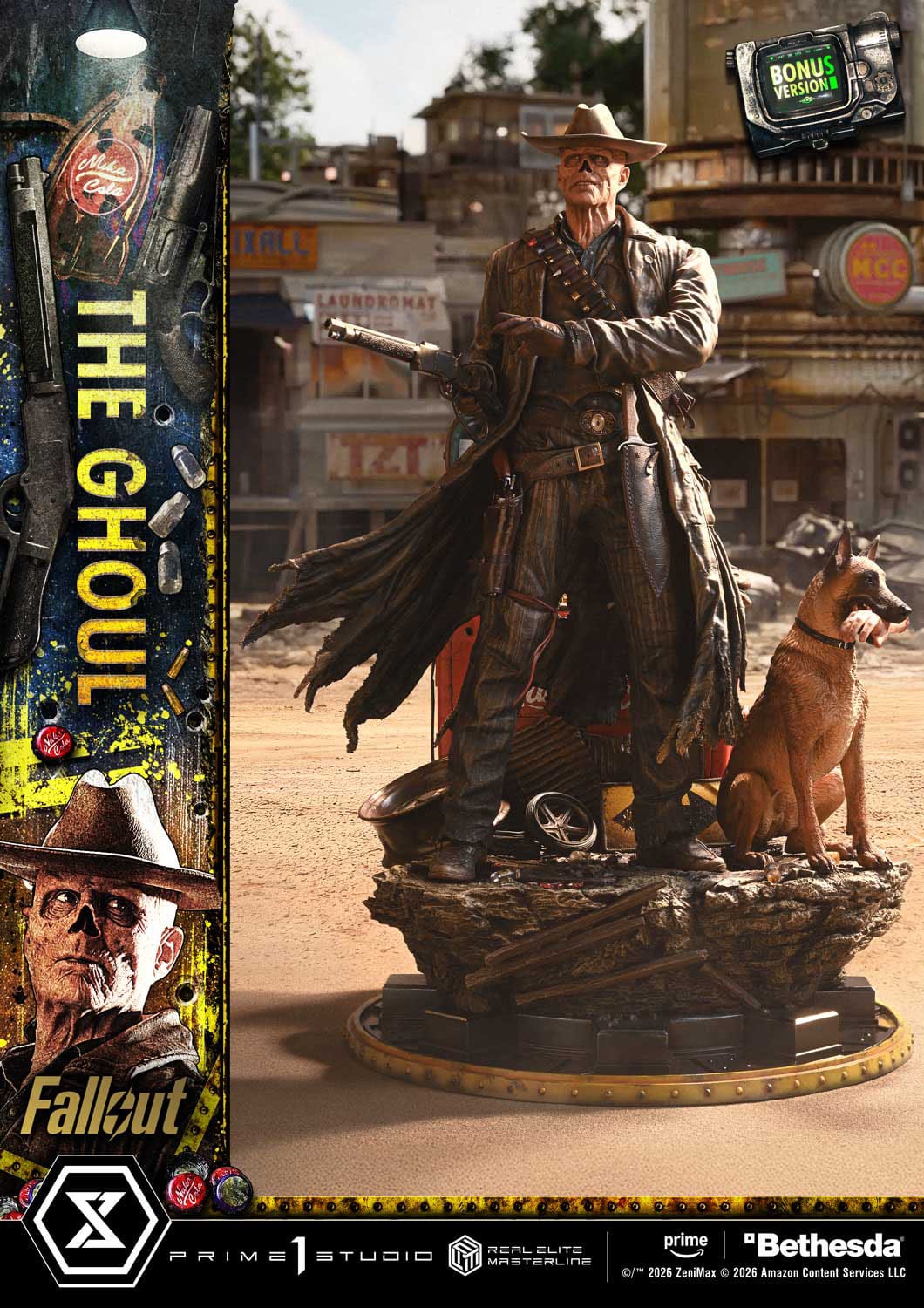 Fallout (TV Series) Real Elite Masterline Series Statue 1/4 The Ghoul DX Bonus Version 64cm