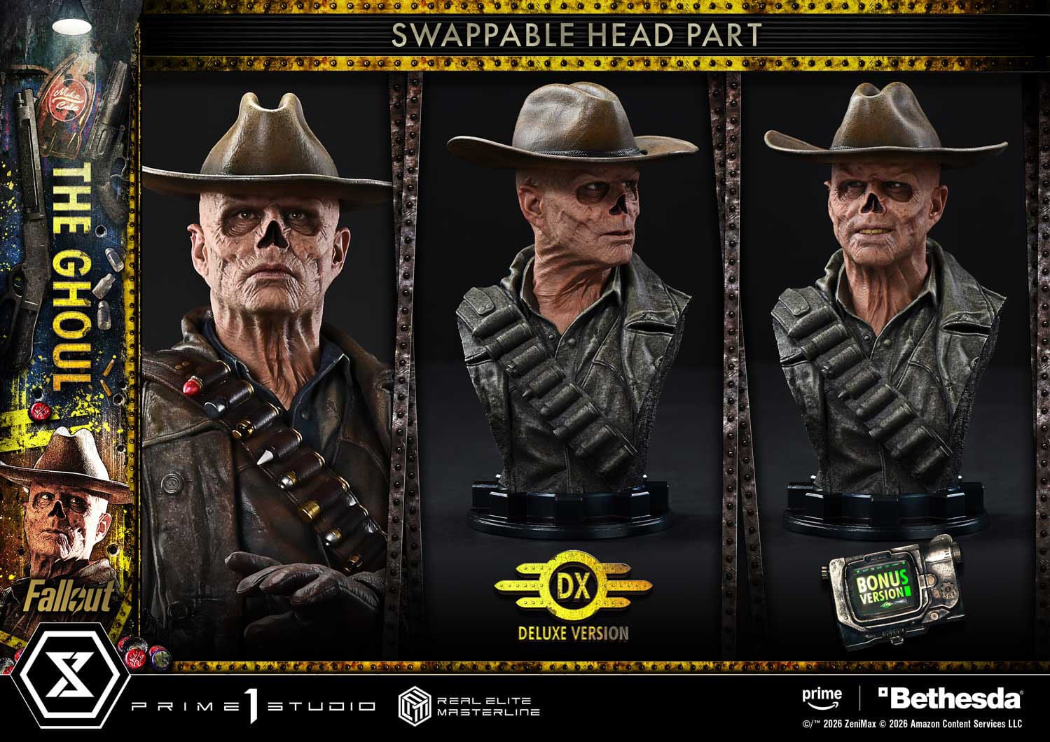 Fallout (TV Series) Real Elite Masterline Series Statue 1/4 The Ghoul DX Bonus Version 64cm