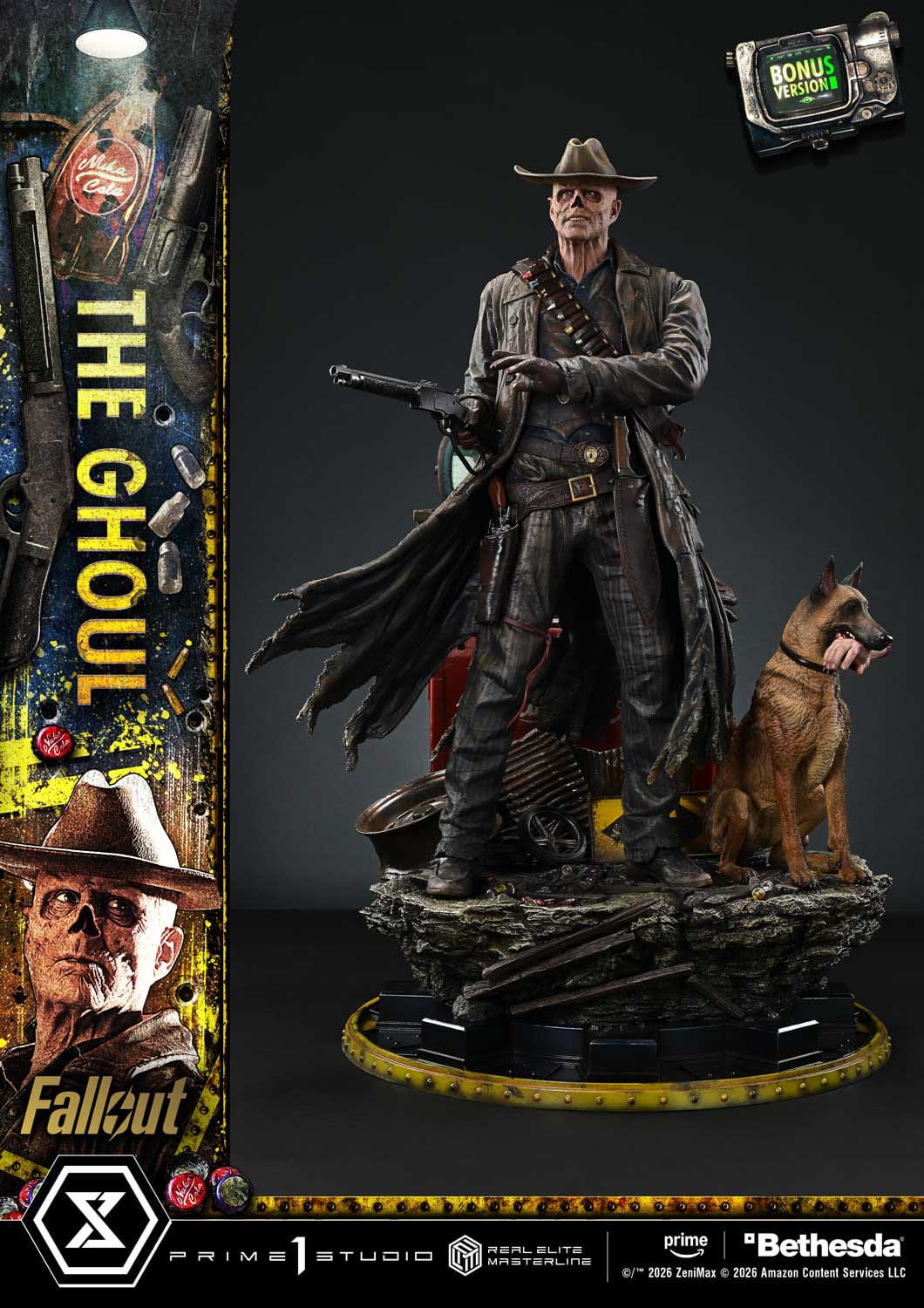 Fallout (TV Series) Real Elite Masterline Series Statue 1/4 The Ghoul DX Bonus Version 64cm