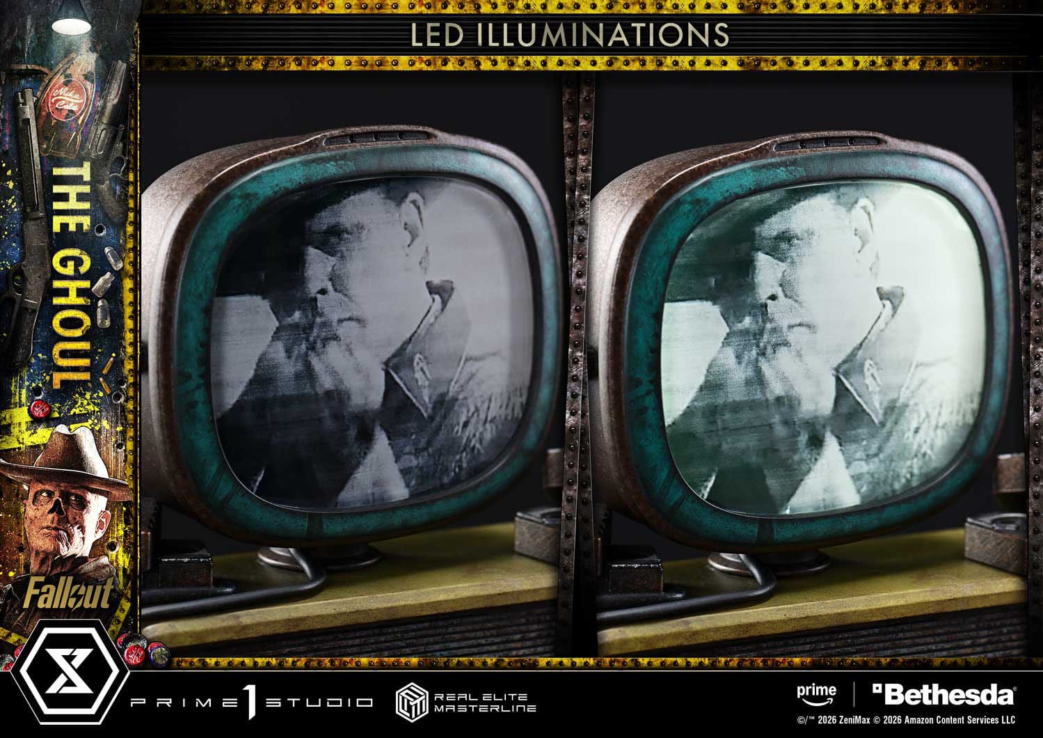 Fallout (TV Series) Real Elite Masterline Series Statue 1/4 The Ghoul DX Bonus Version 64cm