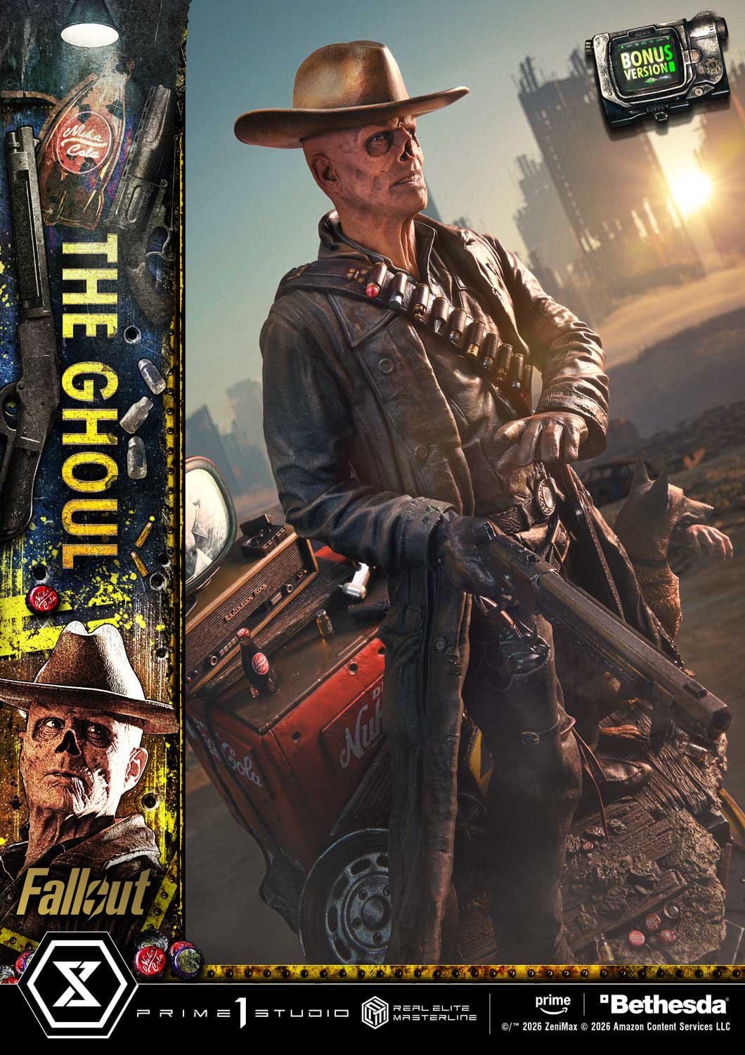 Fallout (TV Series) Real Elite Masterline Series Statue 1/4 The Ghoul DX Bonus Version 64cm