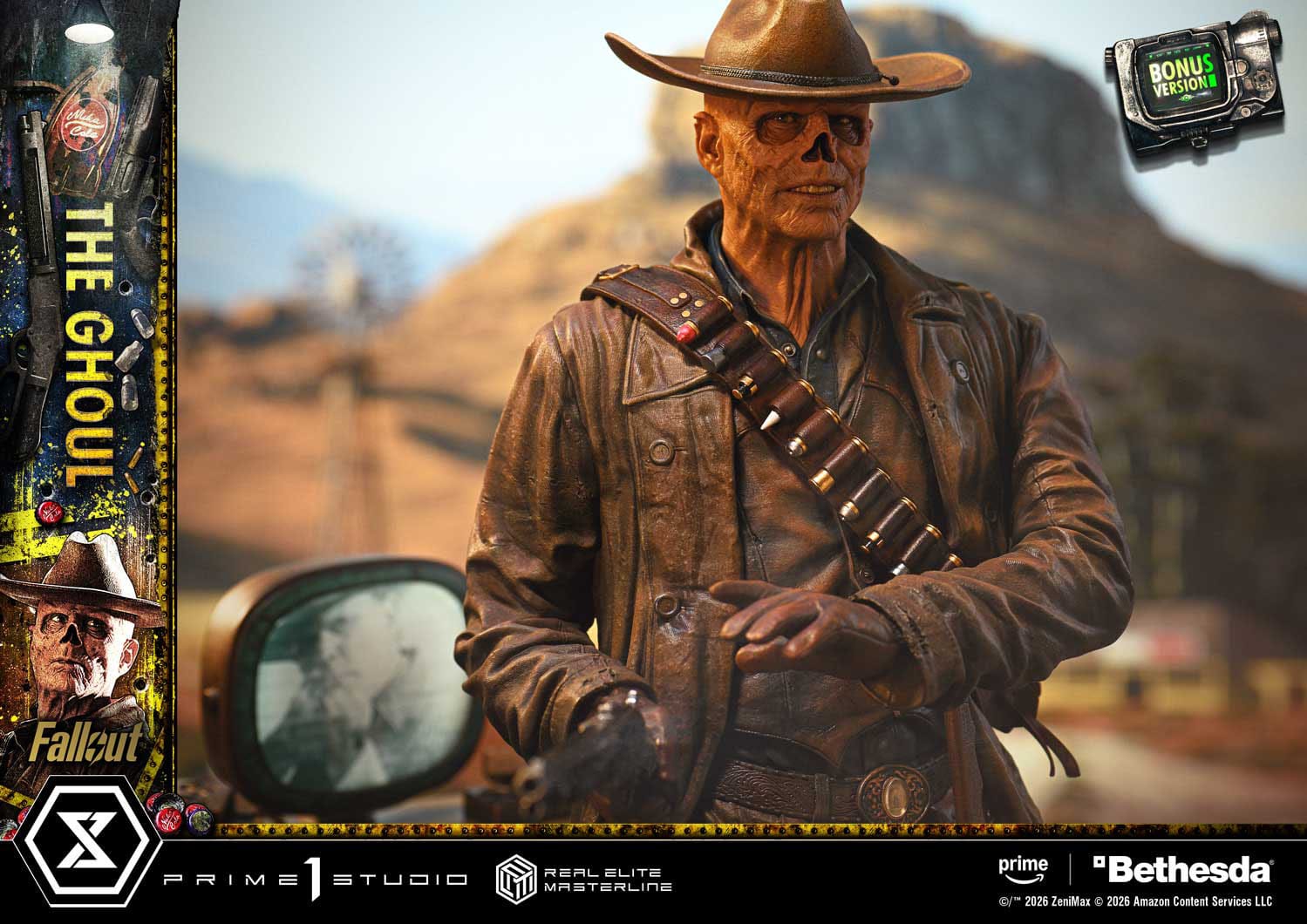 Fallout (TV Series) Real Elite Masterline Series Statue 1/4 The Ghoul DX Bonus Version 64cm