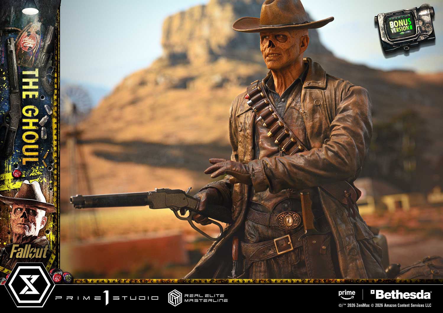 Fallout (TV Series) Real Elite Masterline Series Statue 1/4 The Ghoul DX Bonus Version 64cm