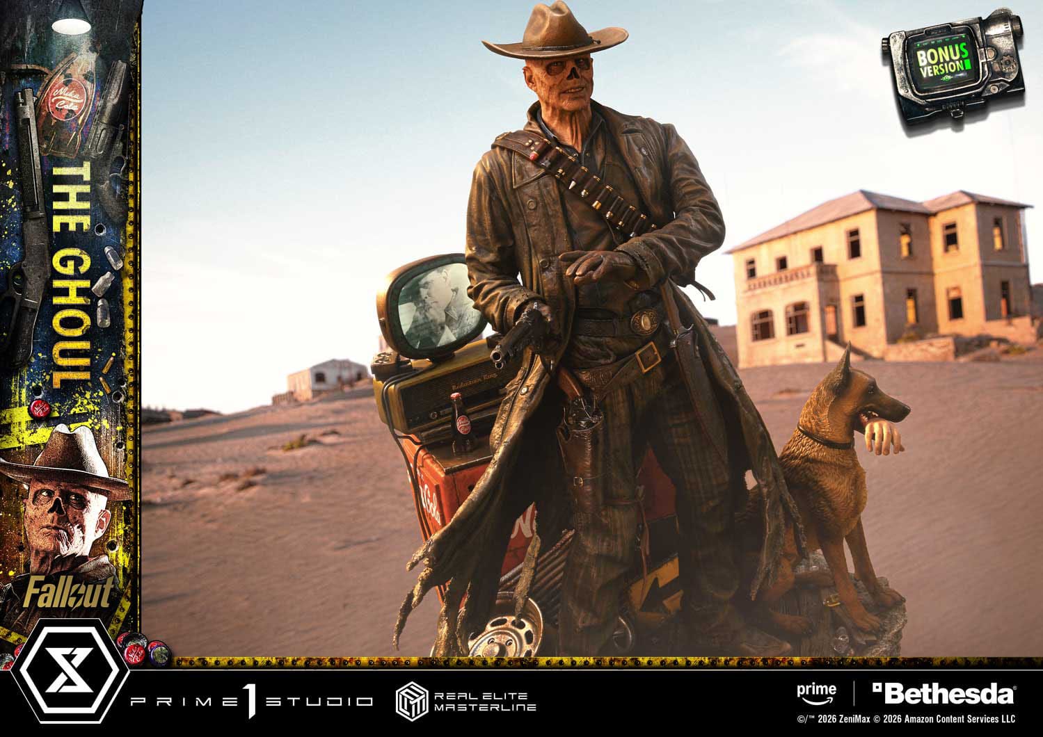 Fallout (TV Series) Real Elite Masterline Series Statue 1/4 The Ghoul DX Bonus Version 64cm