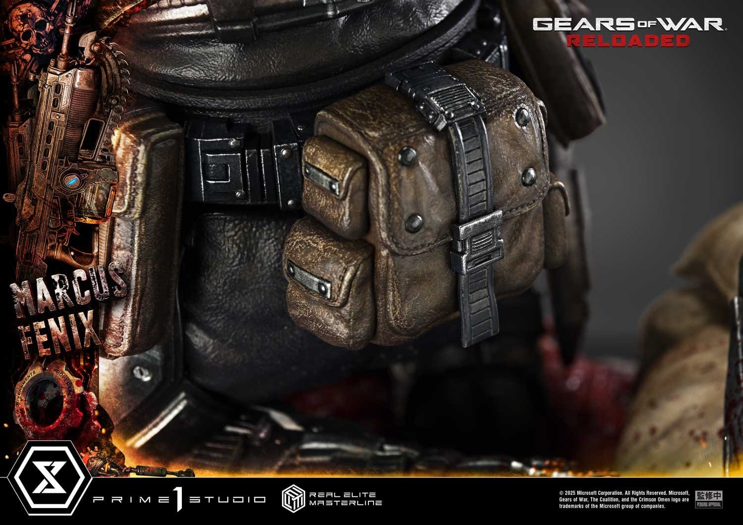 Gears of War: Reloaded Real Elite Masterline Series Statue 1/3 Marcus Fenix Ultimate Version 97cm