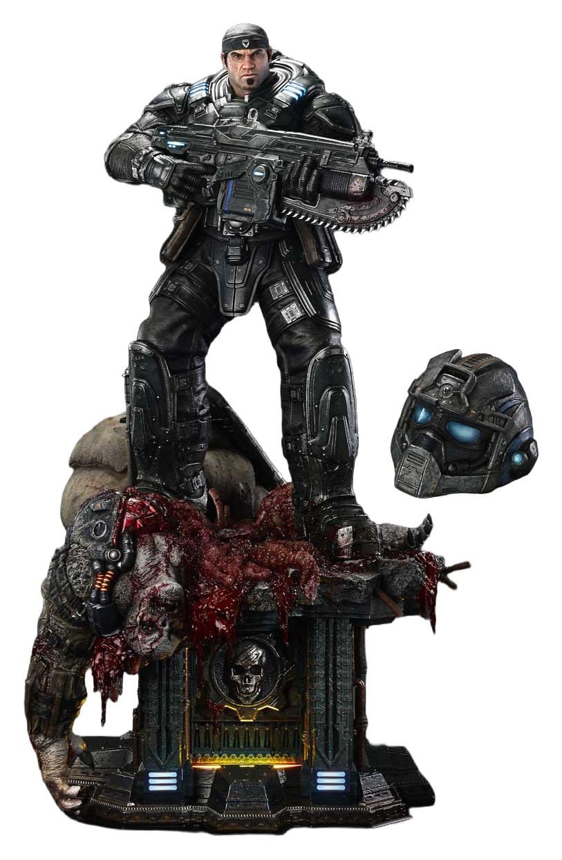 Gears of War: Reloaded Real Elite Masterline Series Statue 1/3 Marcus Fenix Ultimate Bonus Version 97cm