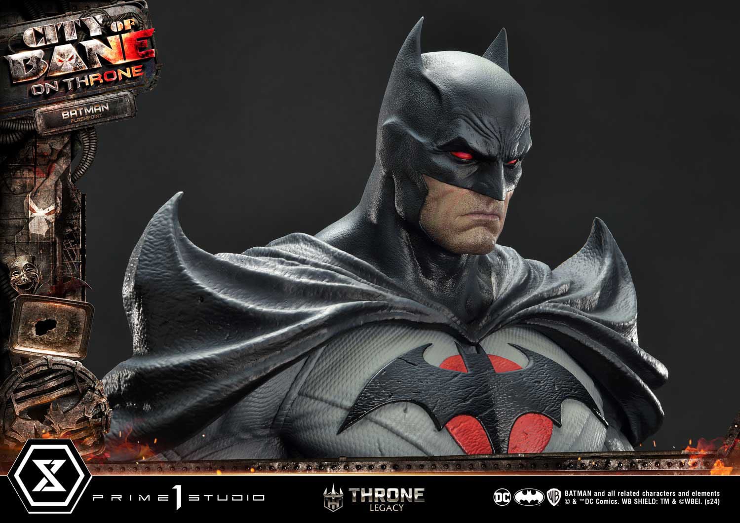 DC Comics Throne Legacy Collection Statue Statue 1/4 Flashpoint Batman Bonus Version 60 cm - Loaded Dice