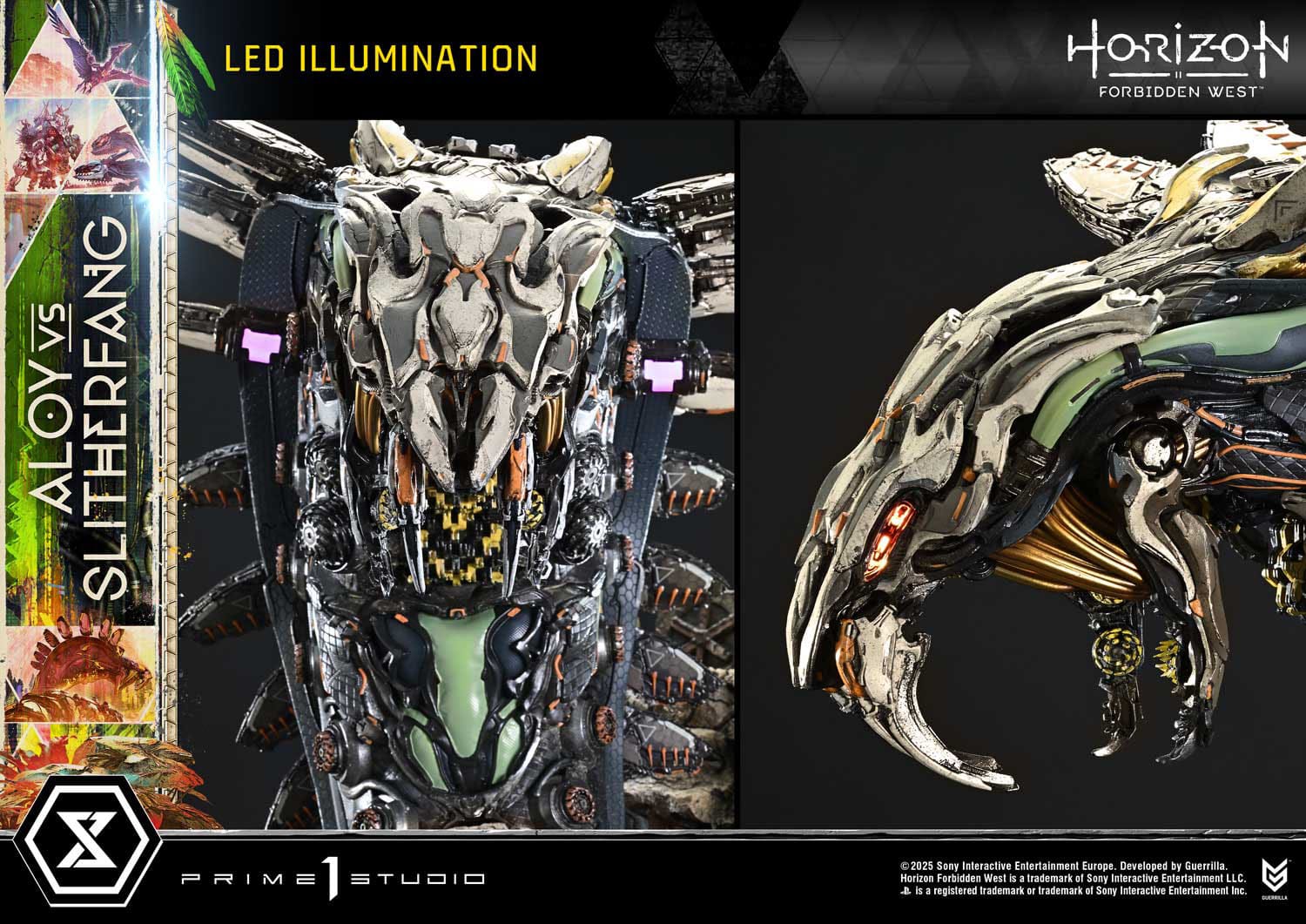 Horizon Forbidden West Ultimate Diorama Masterline Series Statue Aloy vs. The Slitherfang 82cm