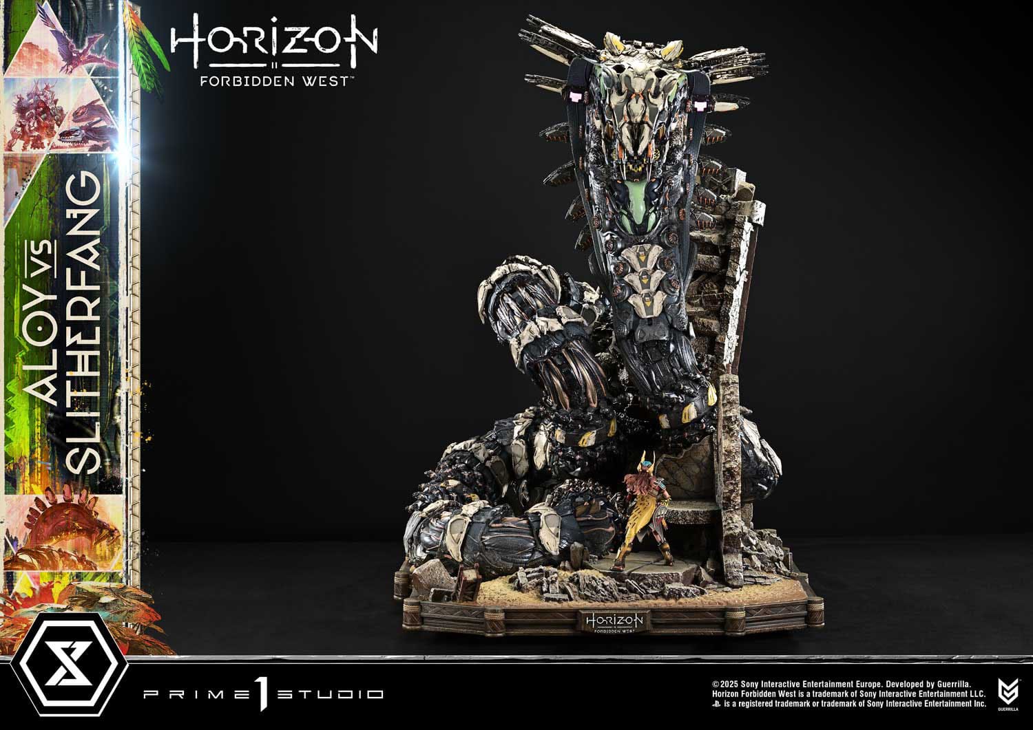 Horizon Forbidden West Ultimate Diorama Masterline Series Statue Aloy vs. The Slitherfang 82cm