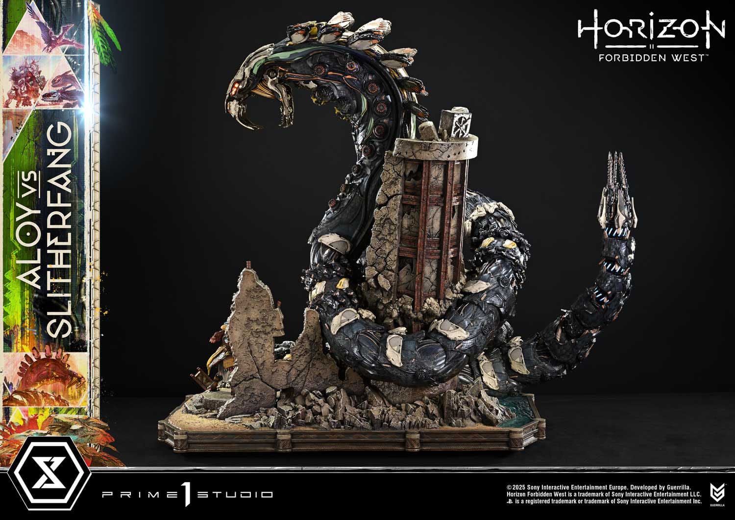 Horizon Forbidden West Ultimate Diorama Masterline Series Statue Aloy vs. The Slitherfang 82cm