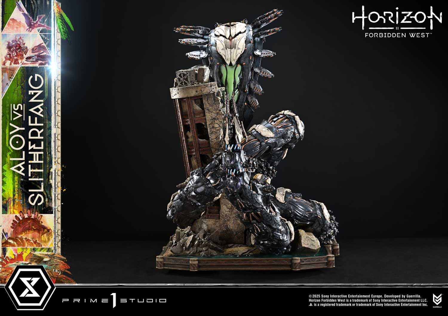 Horizon Forbidden West Ultimate Diorama Masterline Series Statue Aloy vs. The Slitherfang 82cm