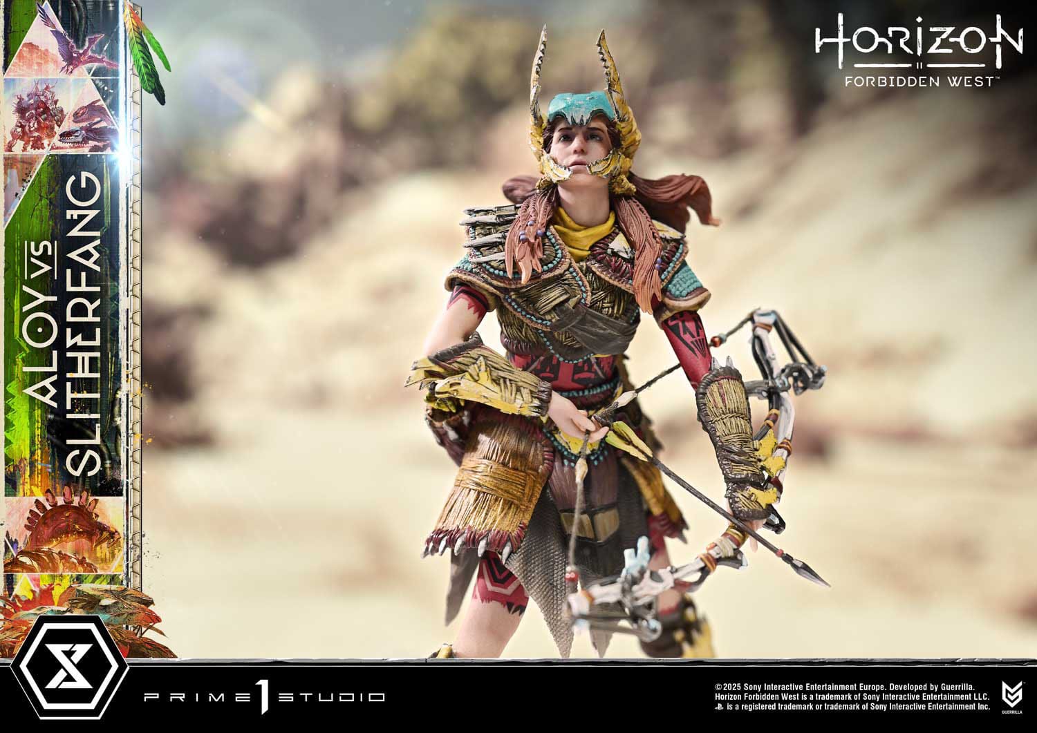 Horizon Forbidden West Ultimate Diorama Masterline Series Statue Aloy vs. The Slitherfang 82cm