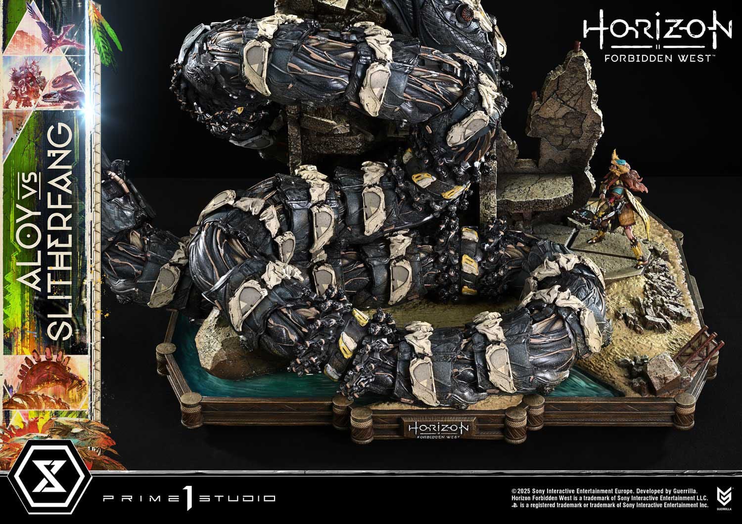 Horizon Forbidden West Ultimate Diorama Masterline Series Statue Aloy vs. The Slitherfang 82cm