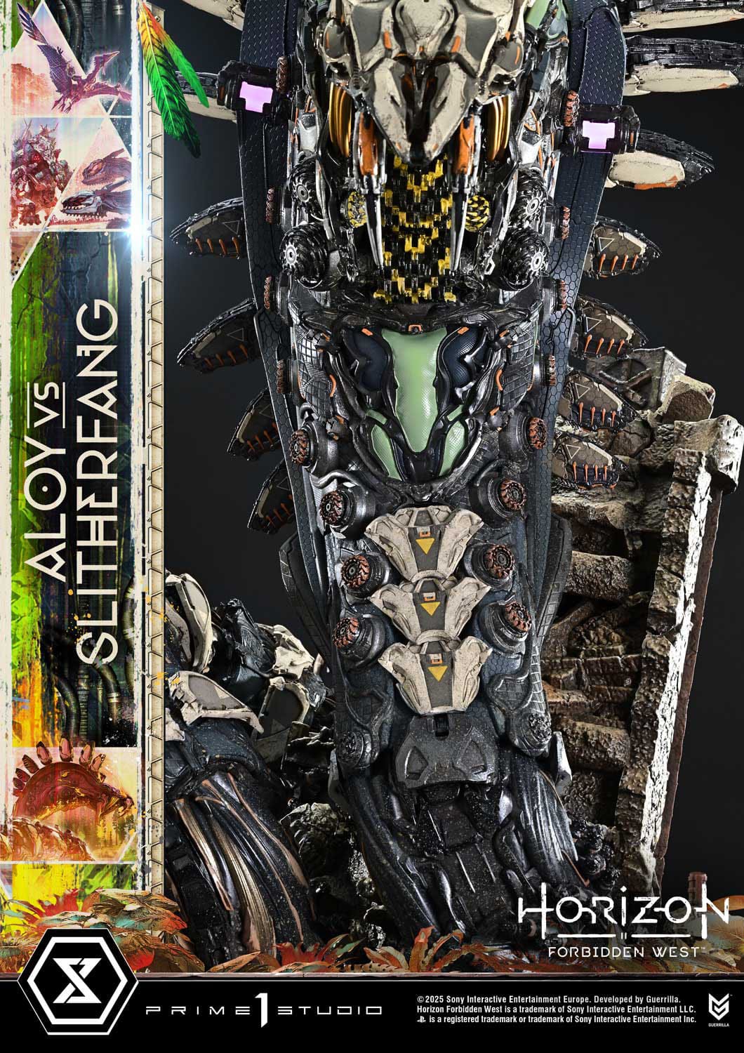 Horizon Forbidden West Ultimate Diorama Masterline Series Statue Aloy vs. The Slitherfang 82cm