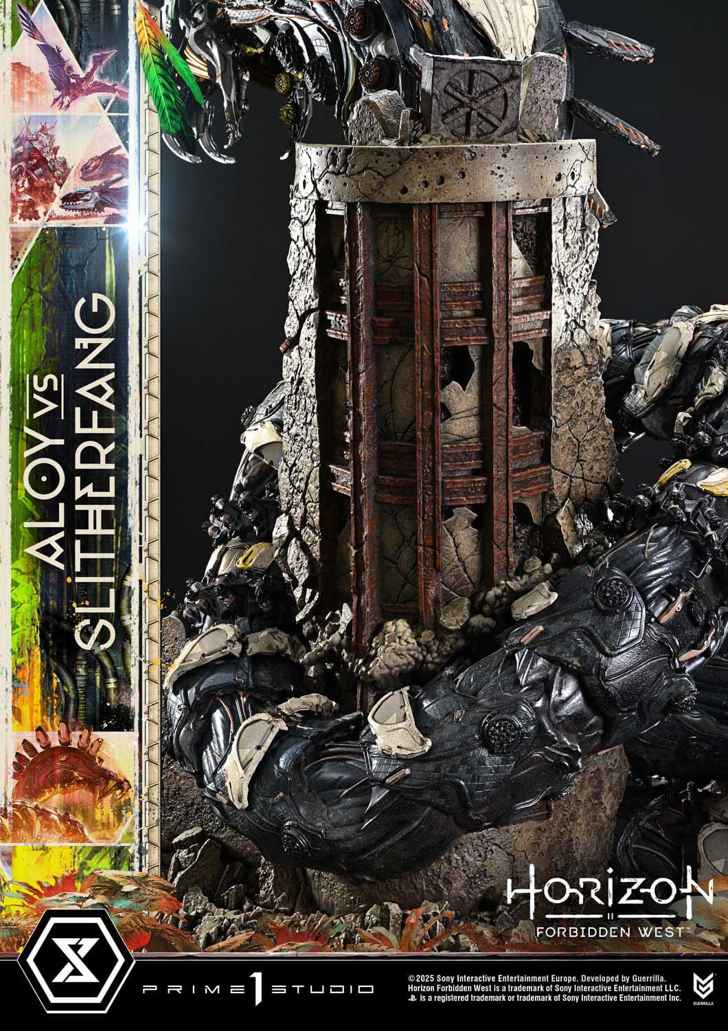 Horizon Forbidden West Ultimate Diorama Masterline Series Statue Aloy vs. The Slitherfang 82cm