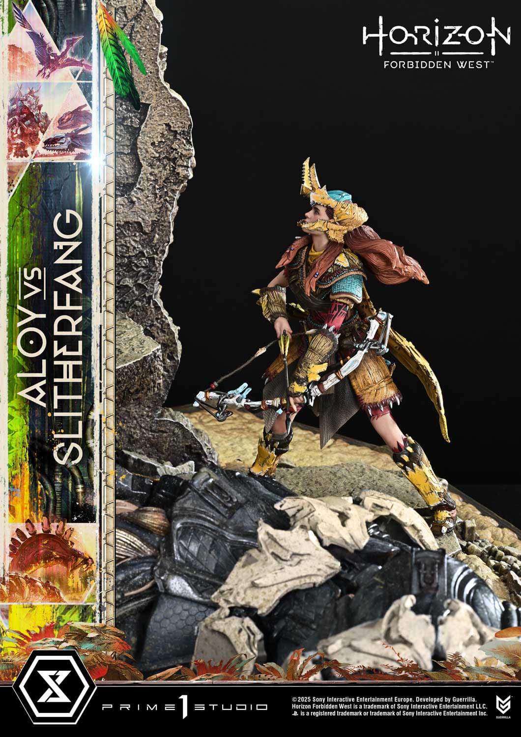 Horizon Forbidden West Ultimate Diorama Masterline Series Statue Aloy vs. The Slitherfang 82cm