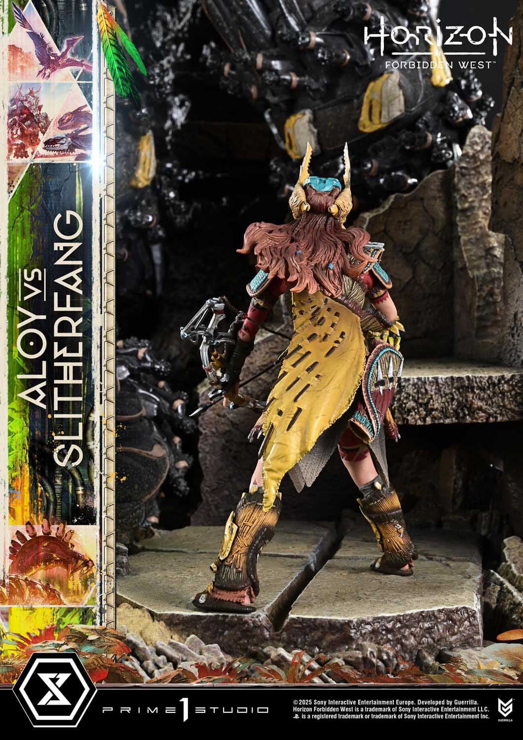Horizon Forbidden West Ultimate Diorama Masterline Series Statue Aloy vs. The Slitherfang 82cm