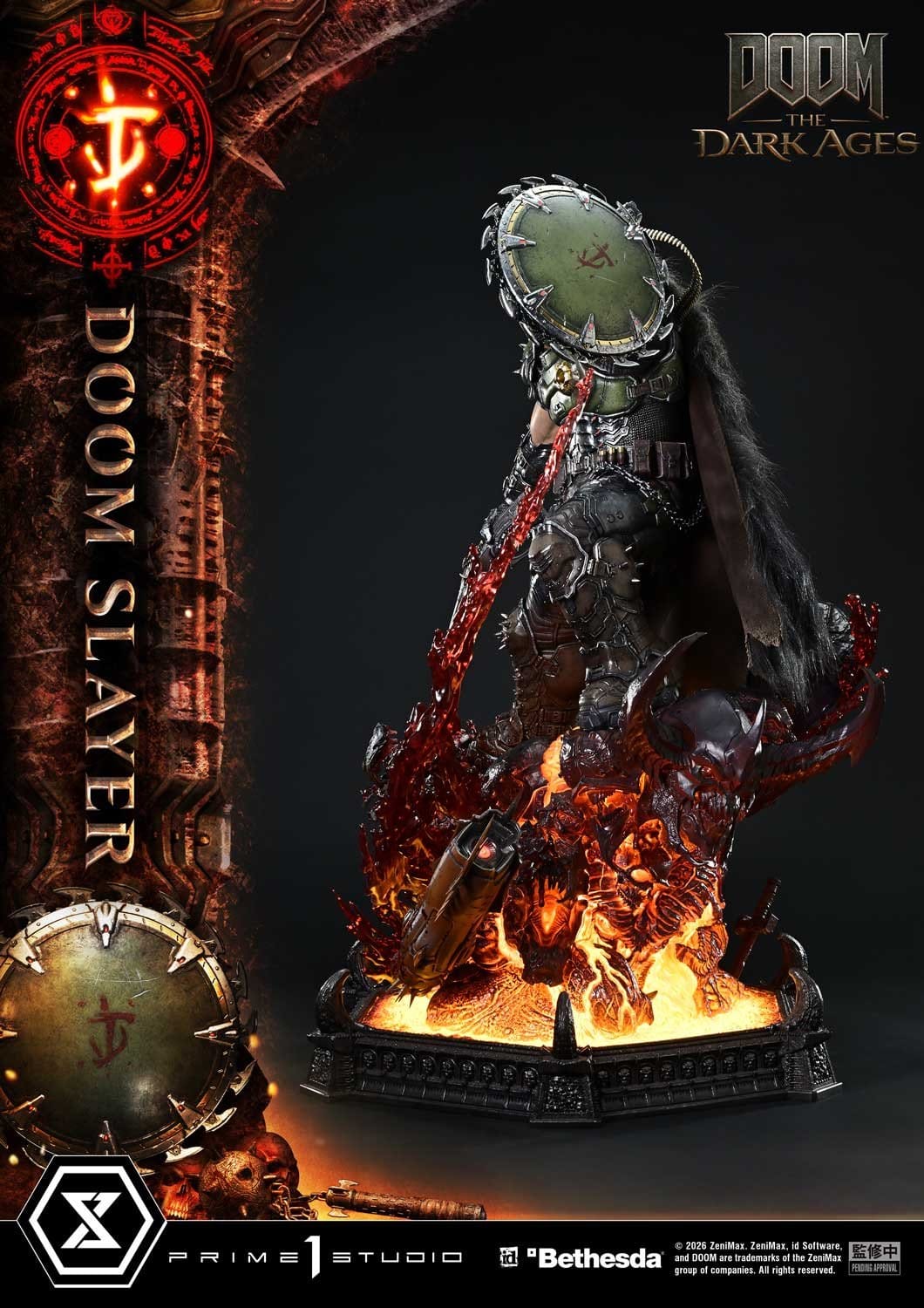 DOOM: The Dark Ages Ultimate Premium Masterline Series Statue 1/4 DOOM Slayer 77cm