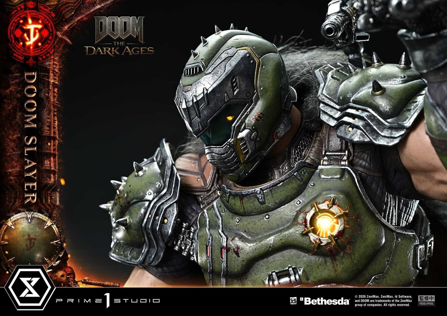 DOOM: The Dark Ages Ultimate Premium Masterline Series Statue 1/4 DOOM Slayer 77cm