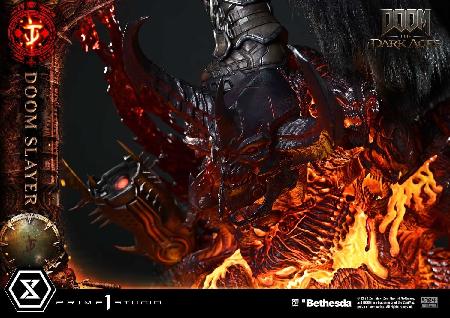 DOOM: The Dark Ages Ultimate Premium Masterline Series Statue 1/4 DOOM Slayer 77cm