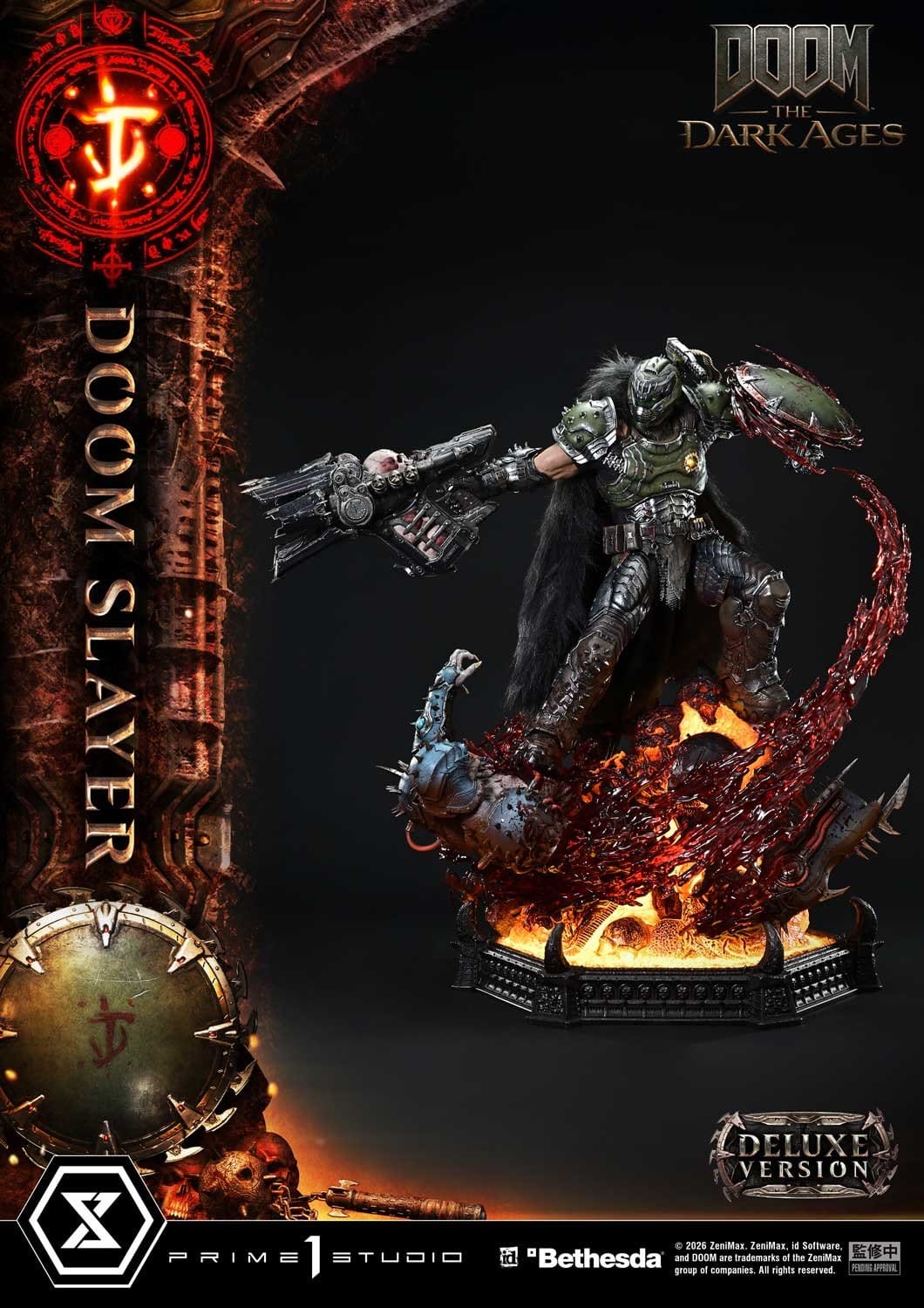 DOOM: The Dark Ages Ultimate Premium Masterline Series Statue 1/4 DOOM Slayer Deluxe Version 77cm