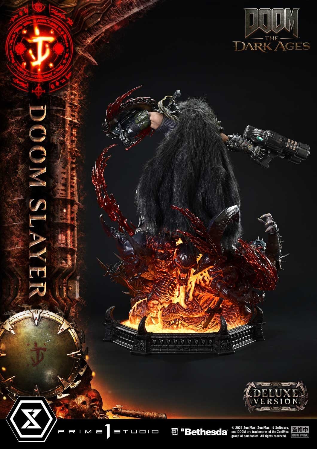 DOOM: The Dark Ages Ultimate Premium Masterline Series Statue 1/4 DOOM Slayer Deluxe Version 77cm