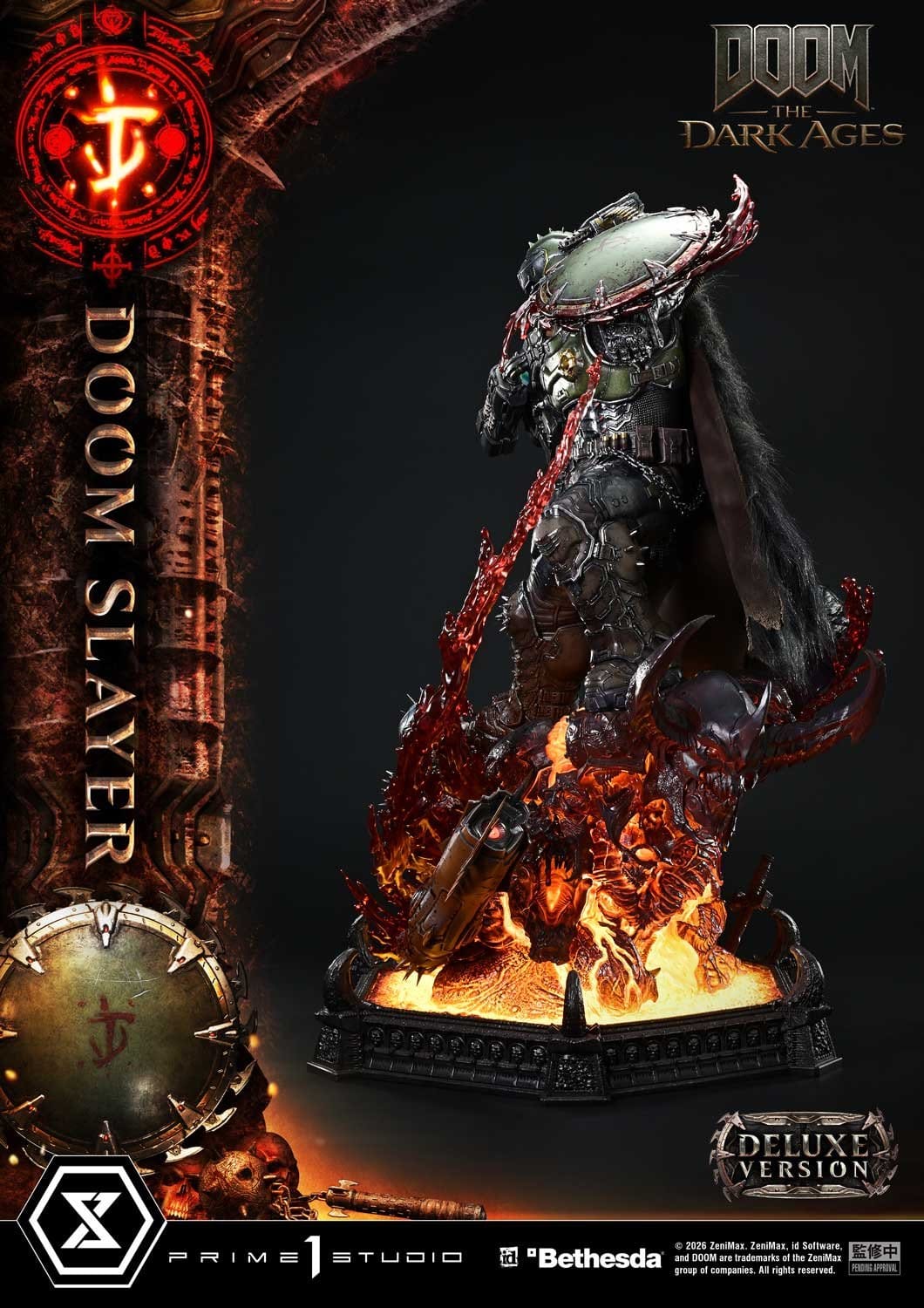 DOOM: The Dark Ages Ultimate Premium Masterline Series Statue 1/4 DOOM Slayer Deluxe Version 77cm