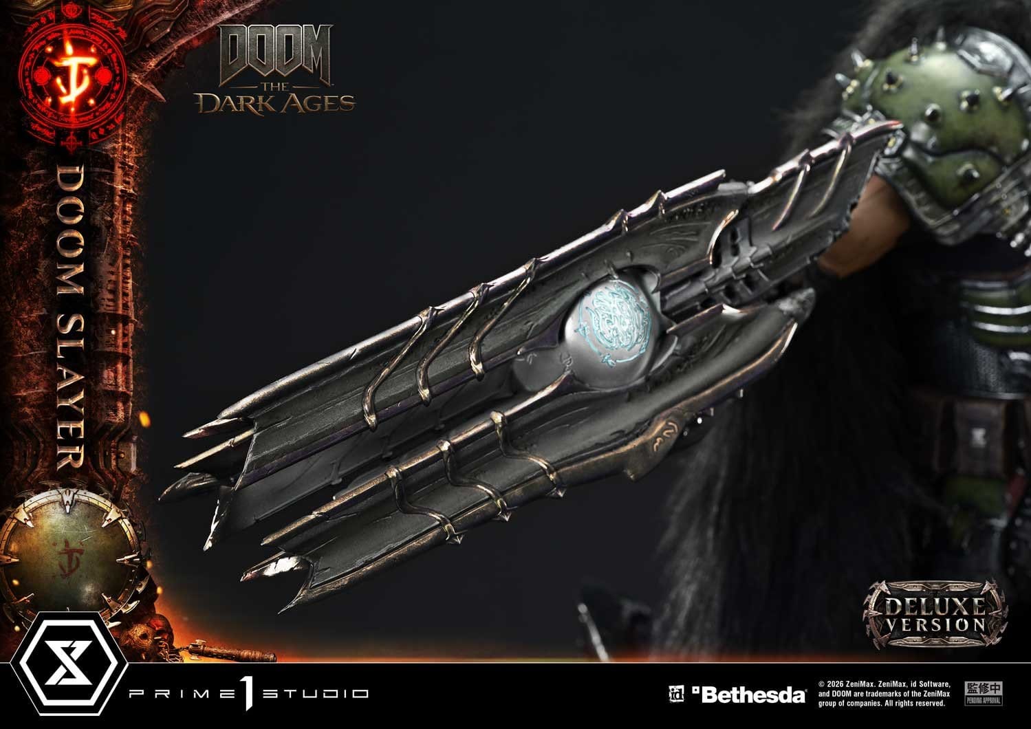 DOOM: The Dark Ages Ultimate Premium Masterline Series Statue 1/4 DOOM Slayer Deluxe Version 77cm