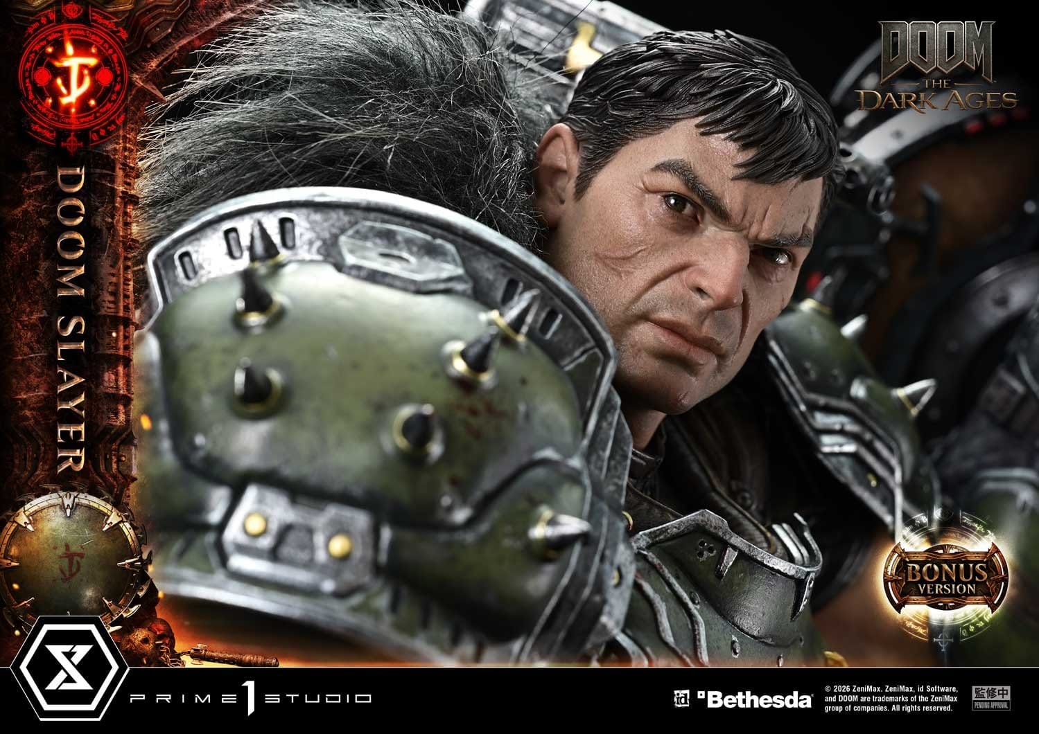 DOOM: The Dark Ages Ultimate Premium Masterline Series Statue 1/4 DOOM Slayer DX Bonus Version 77 cm