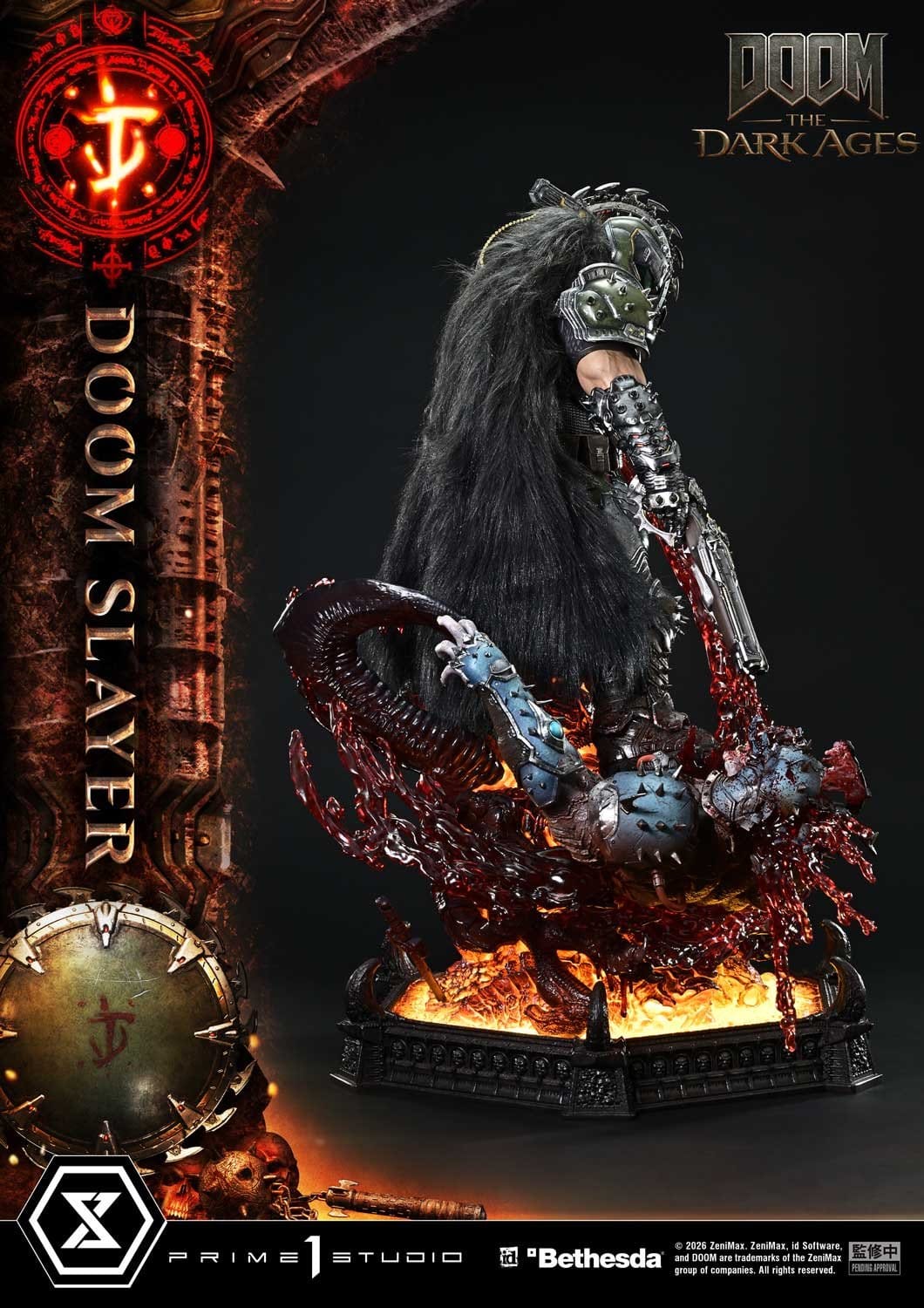 DOOM: The Dark Ages Ultimate Premium Masterline Series Statue 1/4 DOOM Slayer DX Bonus Version 77 cm