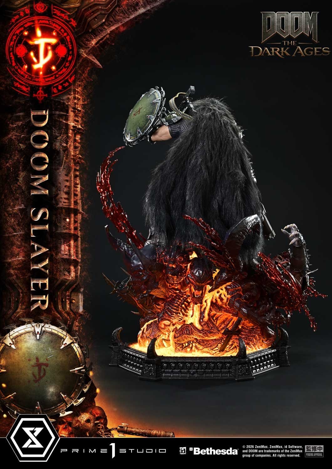 DOOM: The Dark Ages Ultimate Premium Masterline Series Statue 1/4 DOOM Slayer DX Bonus Version 77 cm