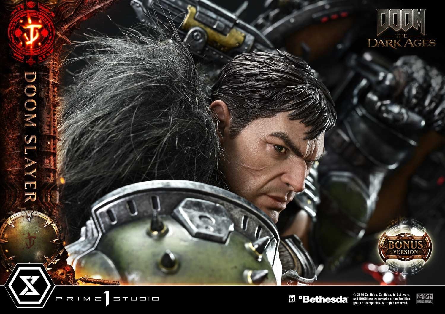 DOOM: The Dark Ages Ultimate Premium Masterline Series Statue 1/4 DOOM Slayer DX Bonus Version 77 cm