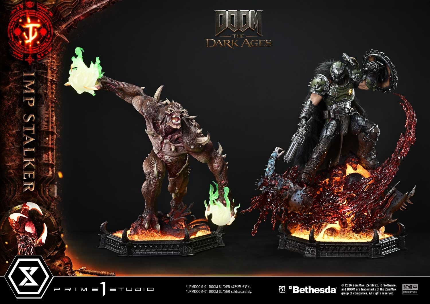 DOOM: The Dark Ages Ultimate Premium Masterline Series Statue 1/4 Imp Stalker 77cm