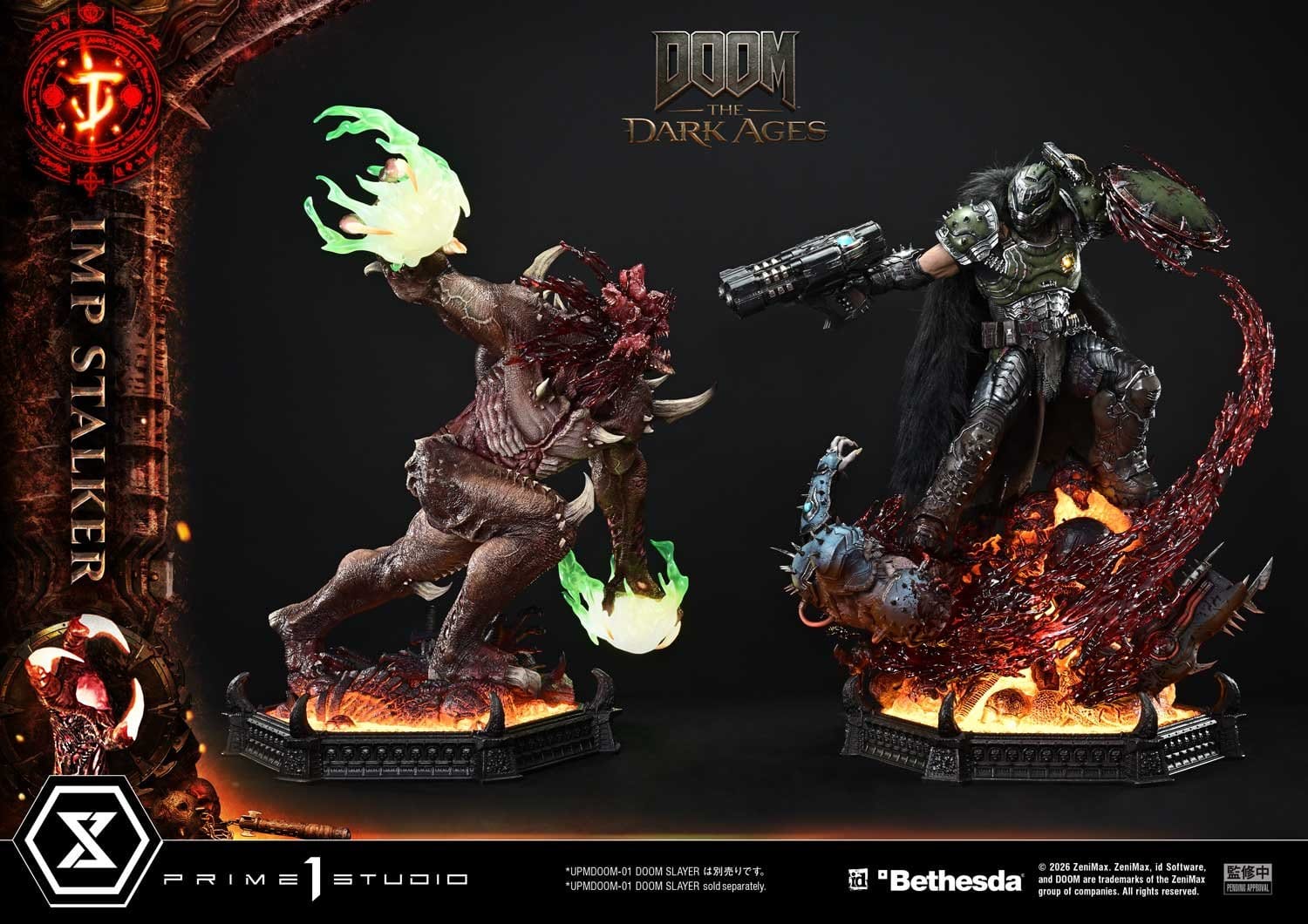 DOOM: The Dark Ages Ultimate Premium Masterline Series Statue 1/4 Imp Stalker 77cm