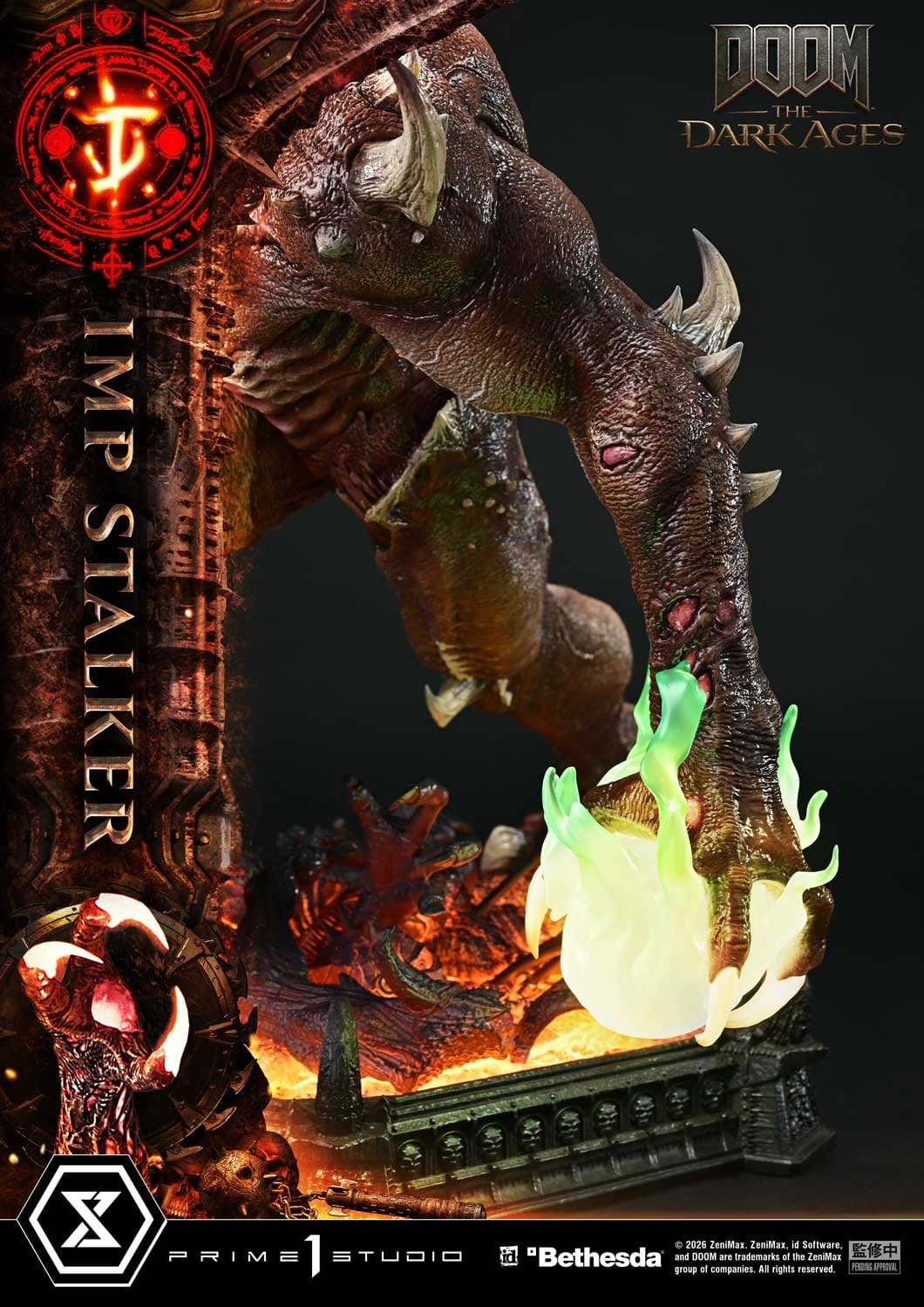 DOOM: The Dark Ages Ultimate Premium Masterline Series Statue 1/4 Imp Stalker Bonus Version 77 cm