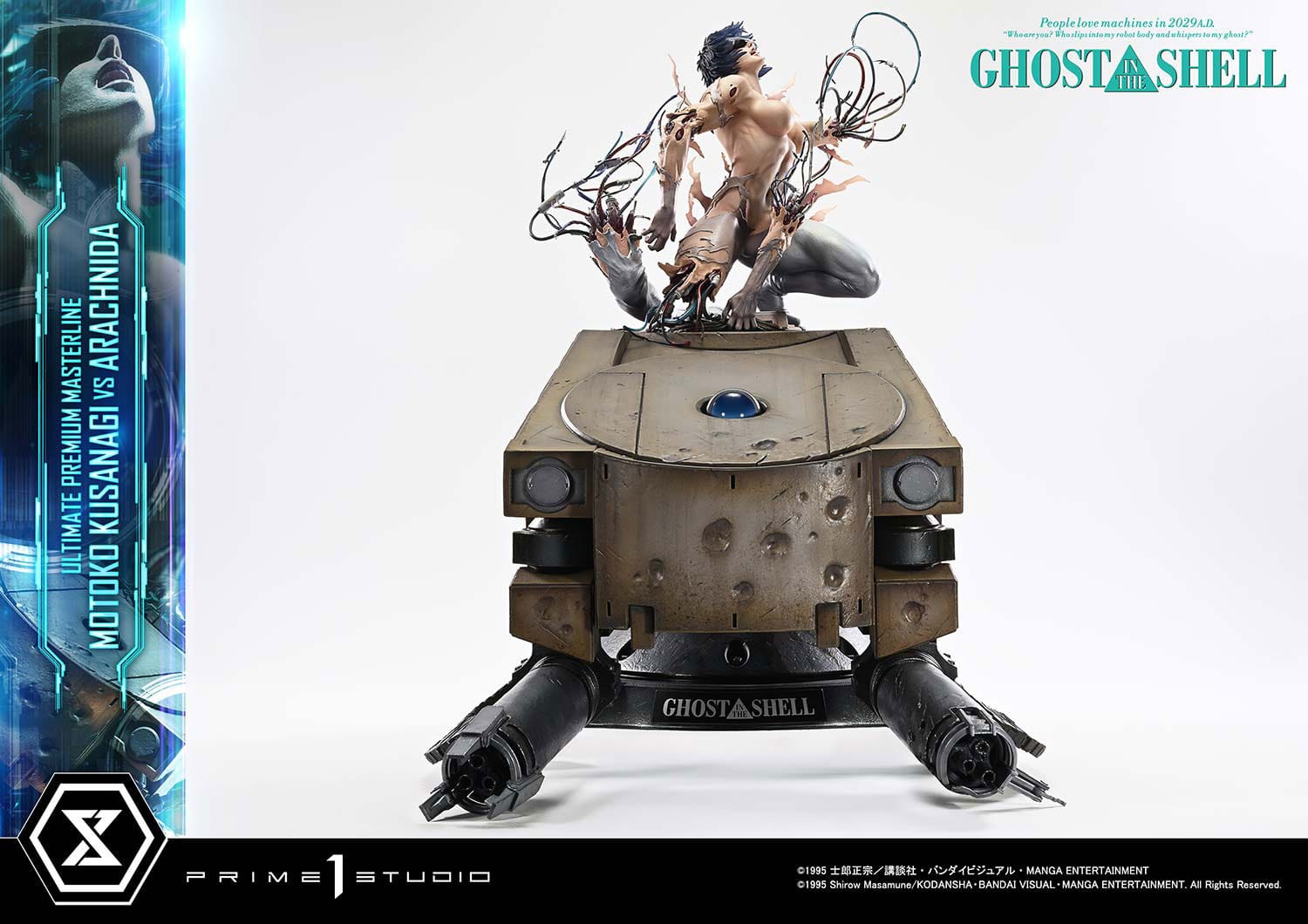 Ghost in the Shell Ultimate Premium Masterline Series Statue 1/4 Motoko Kusanagi vs Arachnida 68cm