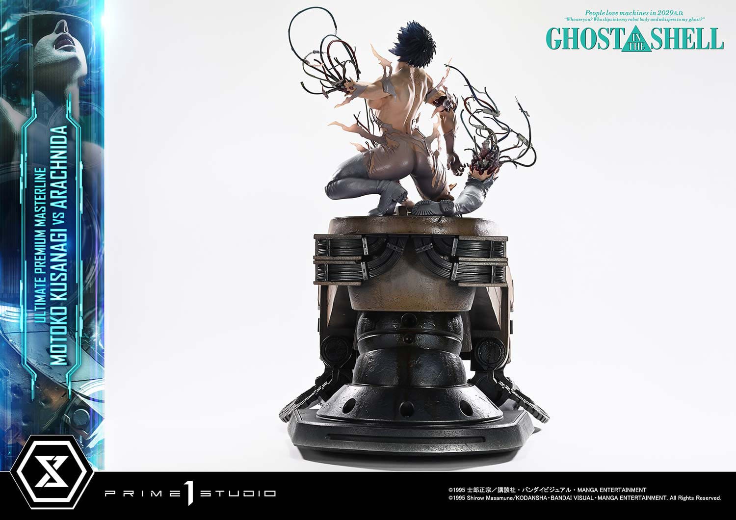 Ghost in the Shell Ultimate Premium Masterline Series Statue 1/4 Motoko Kusanagi vs Arachnida 68cm