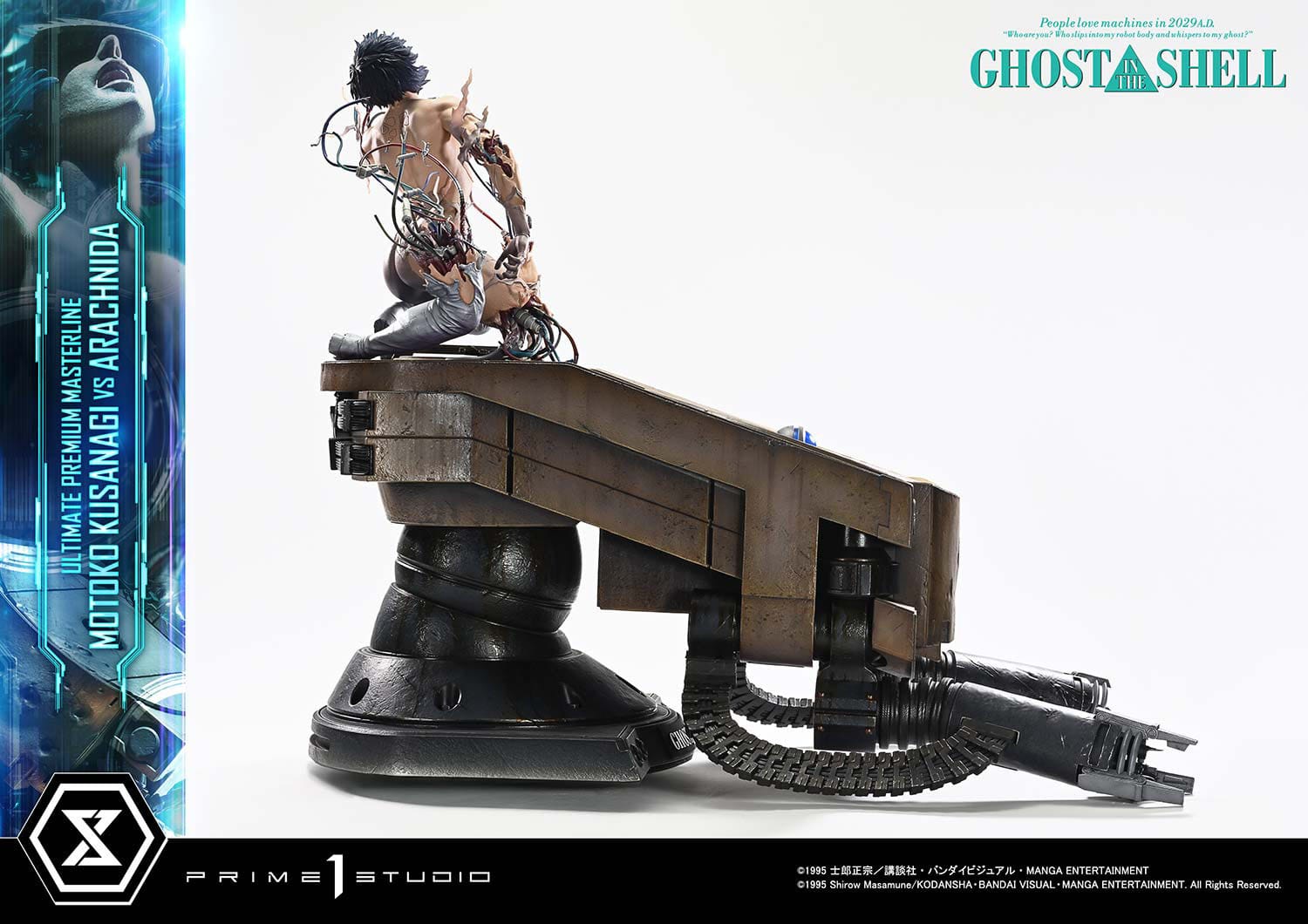Ghost in the Shell Ultimate Premium Masterline Series Statue 1/4 Motoko Kusanagi vs Arachnida 68cm