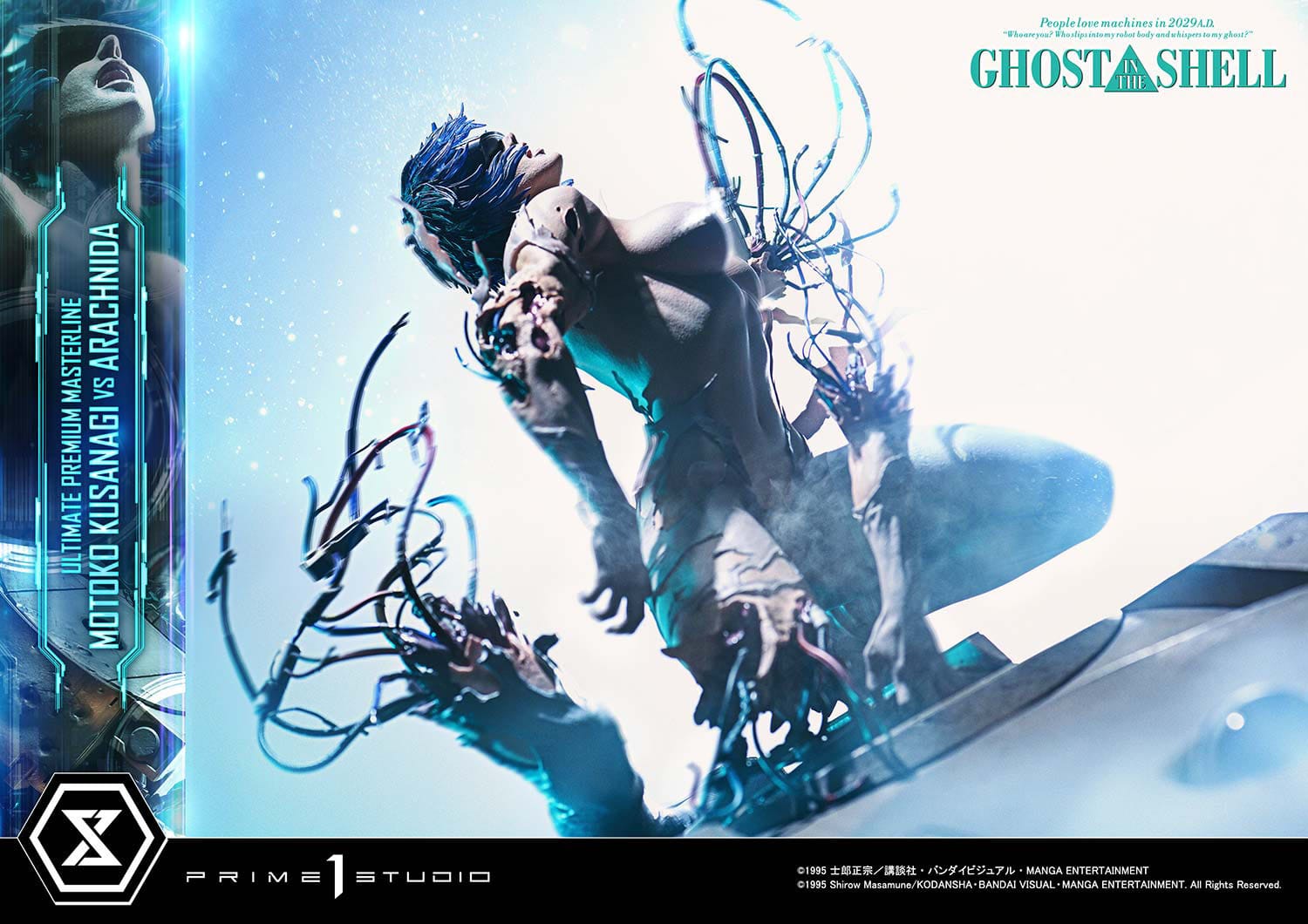 Ghost in the Shell Ultimate Premium Masterline Series Statue 1/4 Motoko Kusanagi vs Arachnida 68cm
