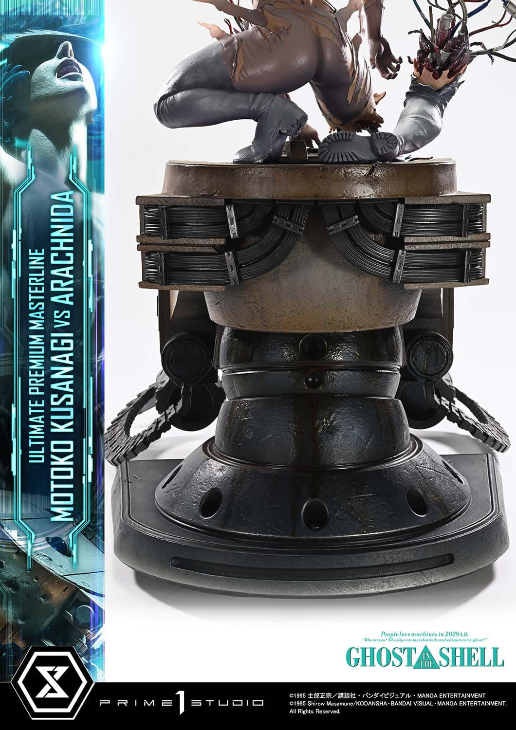 Ghost in the Shell Ultimate Premium Masterline Series Statue 1/4 Motoko Kusanagi vs Arachnida 68cm