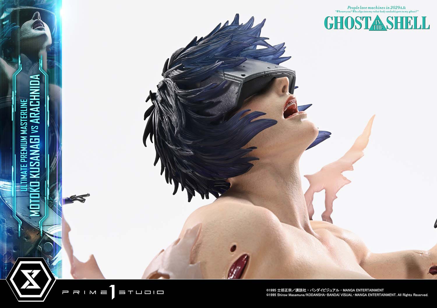 Ghost in the Shell Ultimate Premium Masterline Series Statue 1/4 Motoko Kusanagi vs Arachnida 68cm