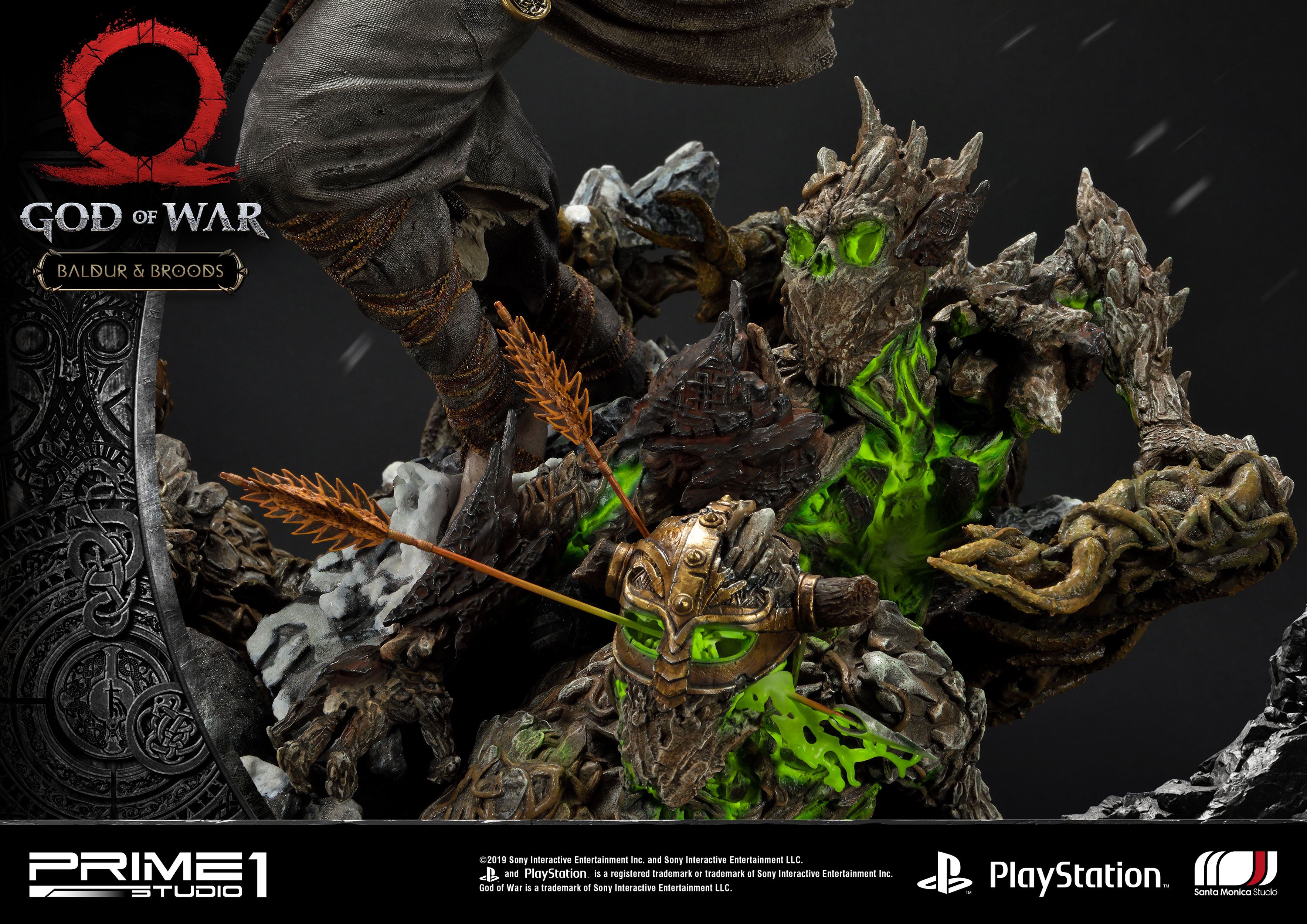 God of War (2018) Statue Baldur & Broods 62 cm