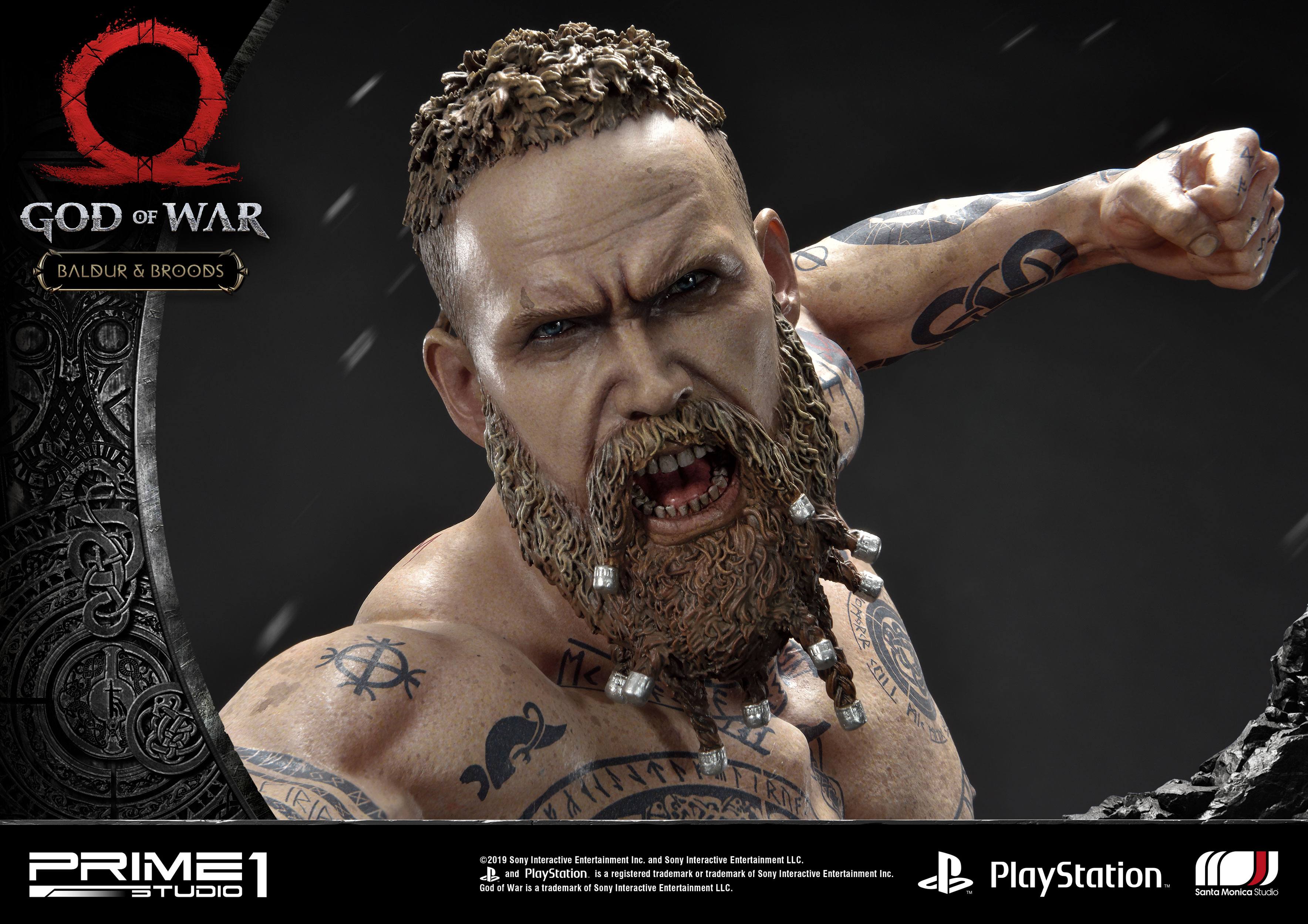 God of War (2018) Statue Baldur & Broods 62 cm