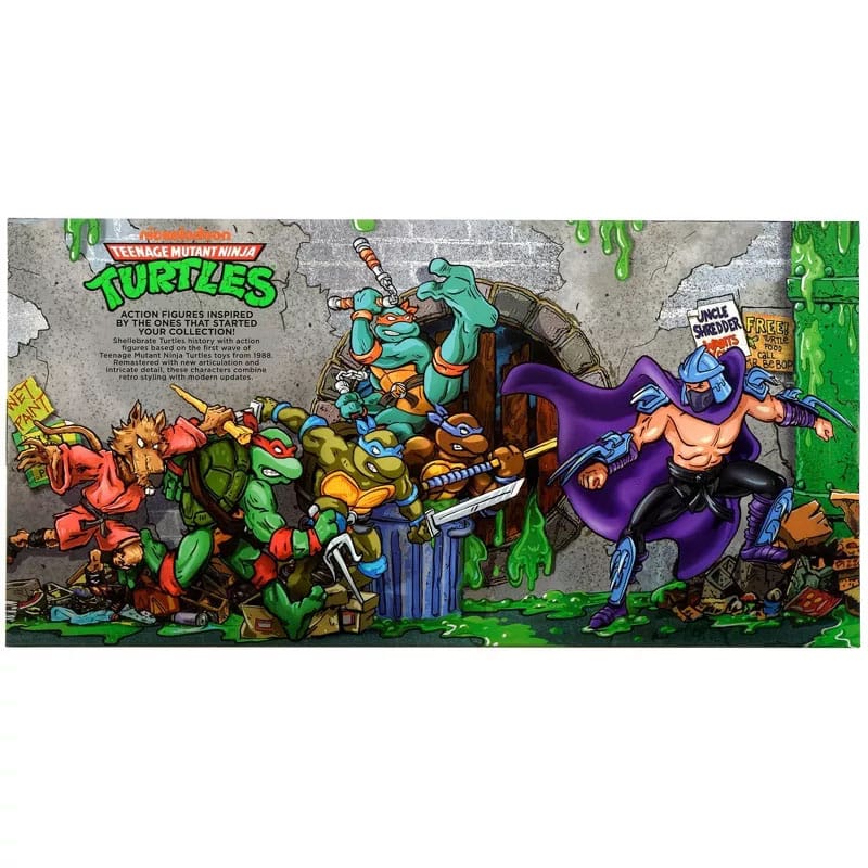 Teenage Mutant Ninja Turtles 6-Pack Action Figures 1988 Remastered